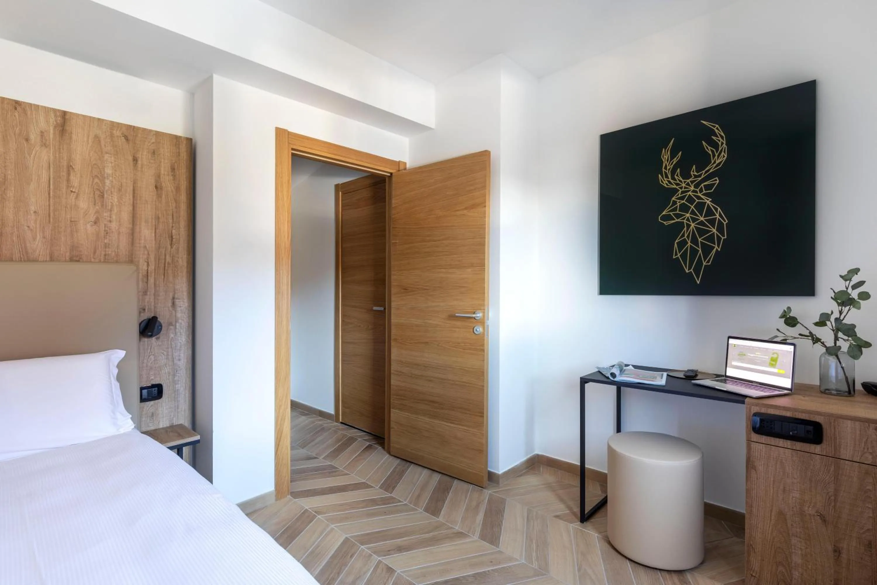 Photo of the whole room, Bed in B&B Hotel Passo Tre Croci Cortina