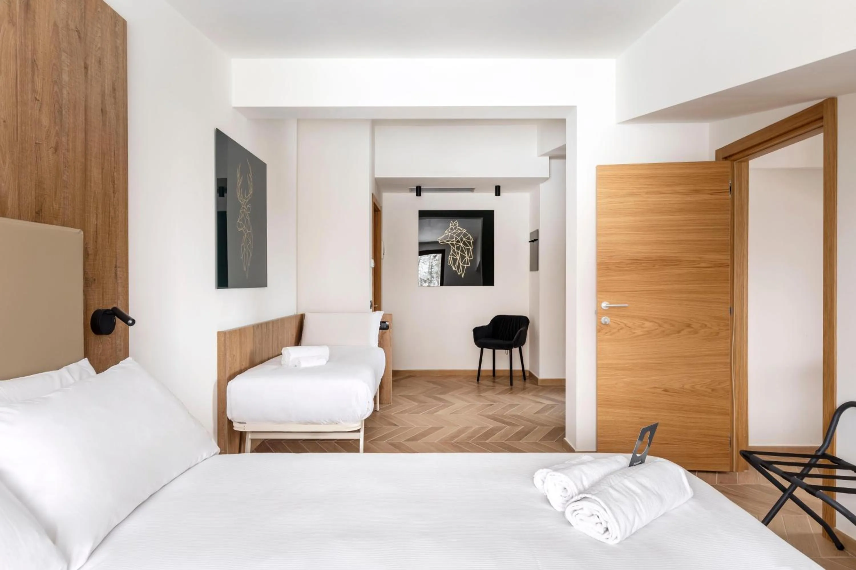 Photo of the whole room, Bed in B&B Hotel Passo Tre Croci Cortina