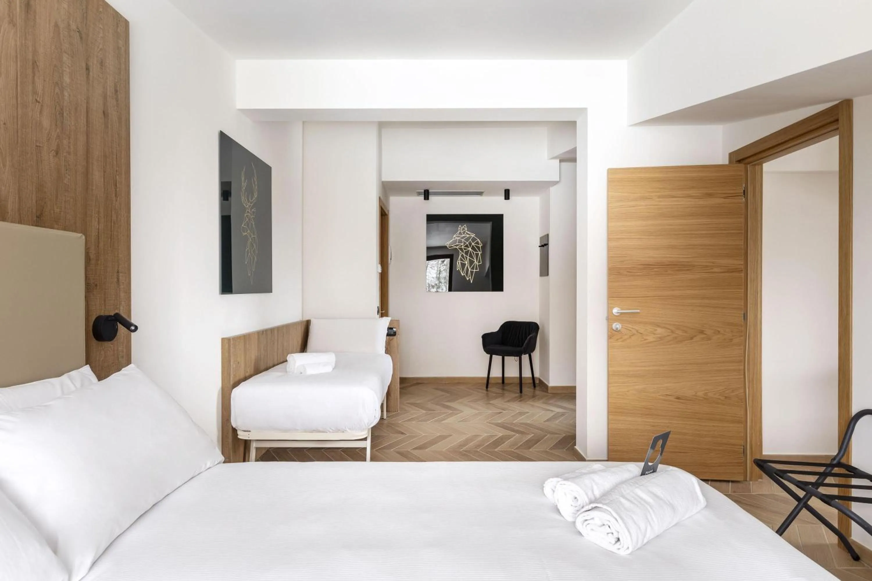 Photo of the whole room, Bed in B&B Hotel Passo Tre Croci Cortina