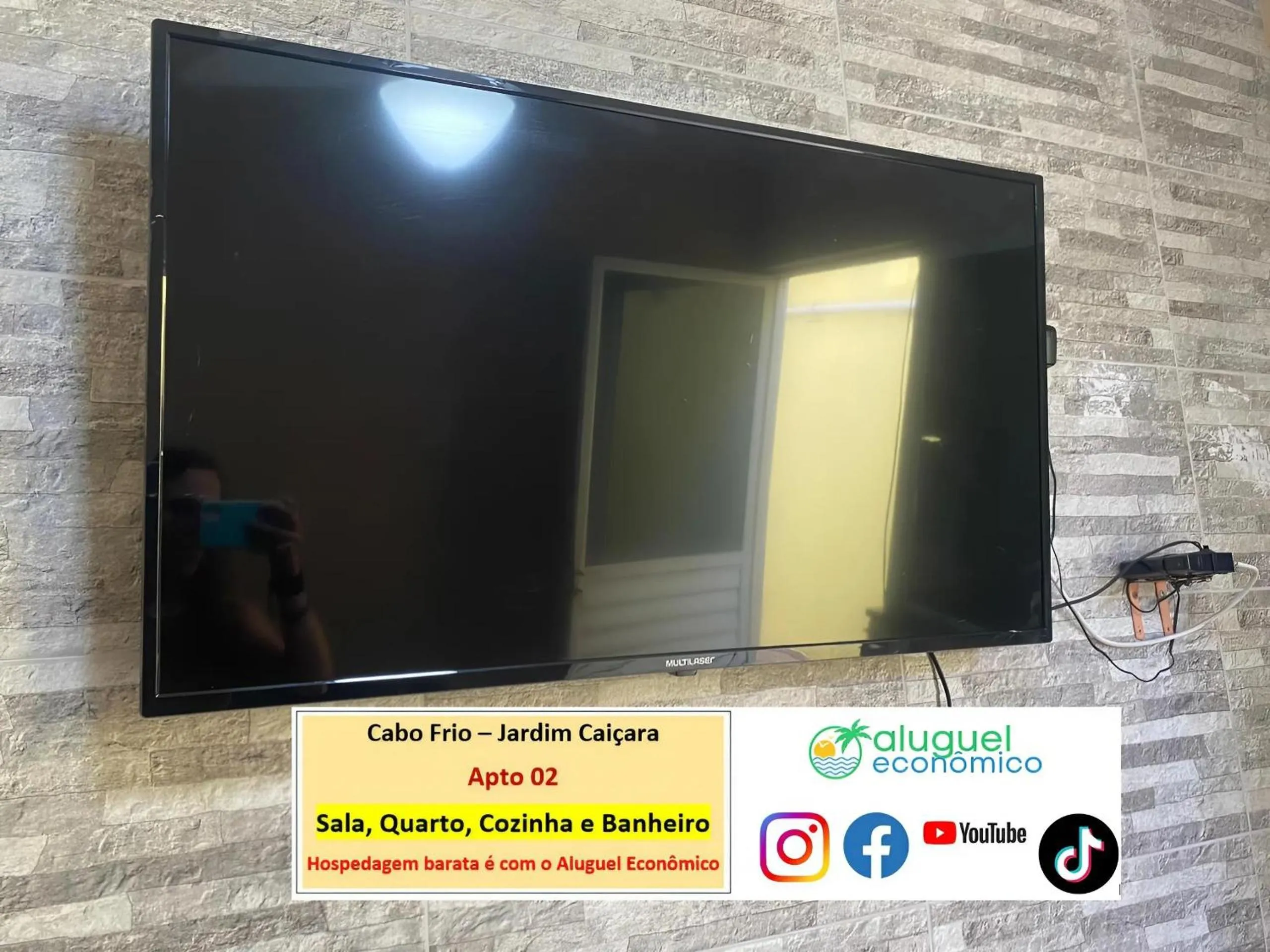 Living room in Cabo Frio - Jardim Caiçara - Aluguel Econômico