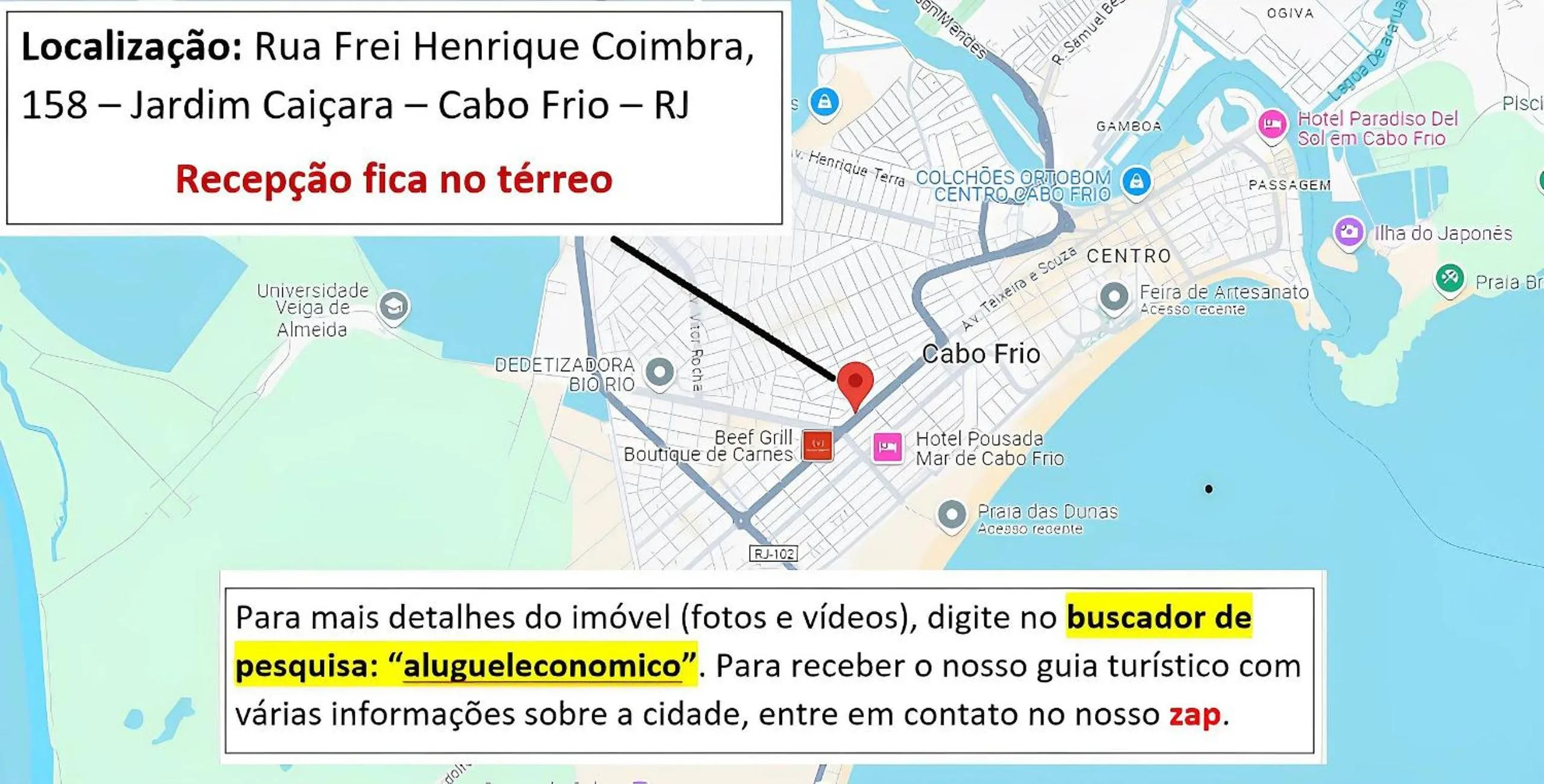 Location in Cabo Frio - Jardim Caiçara - Aluguel Econômico