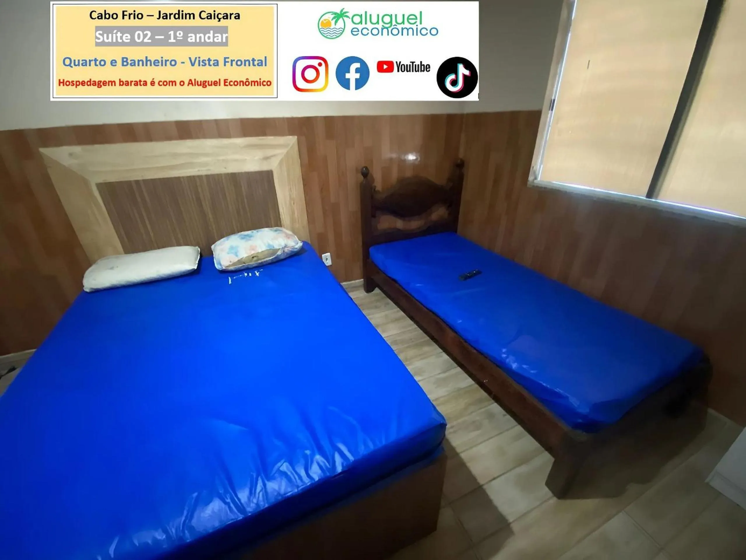 Bedroom, Bed in Cabo Frio - Jardim Caiçara - Aluguel Econômico