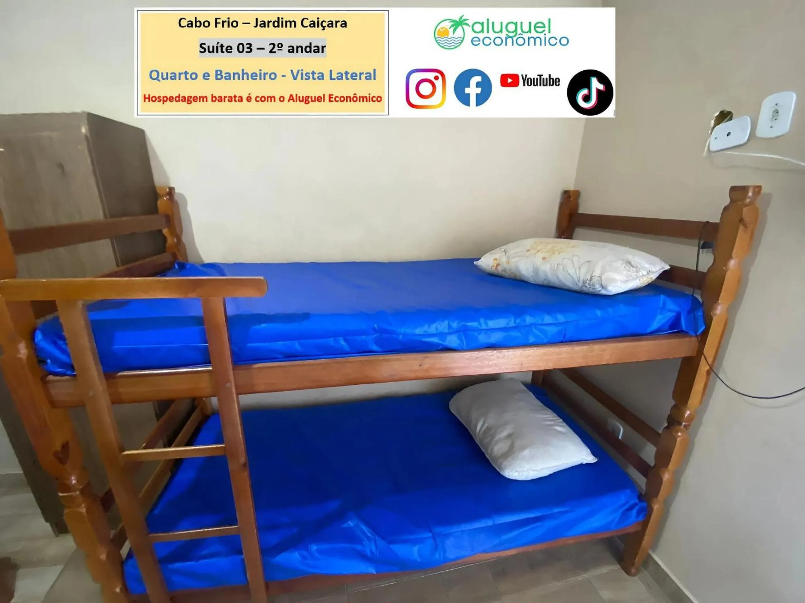 Bedroom, Bed in Cabo Frio - Jardim Caiçara - Aluguel Econômico