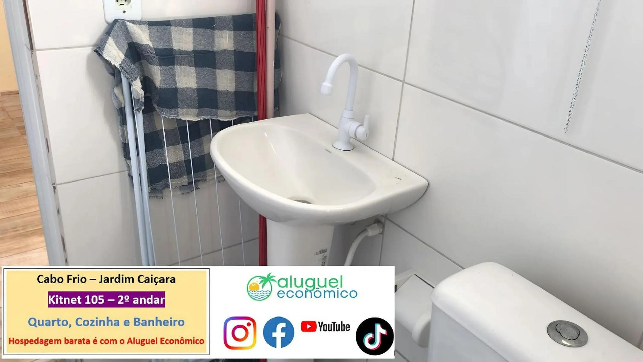 Toilet in Cabo Frio - Jardim Caiçara - Aluguel Econômico