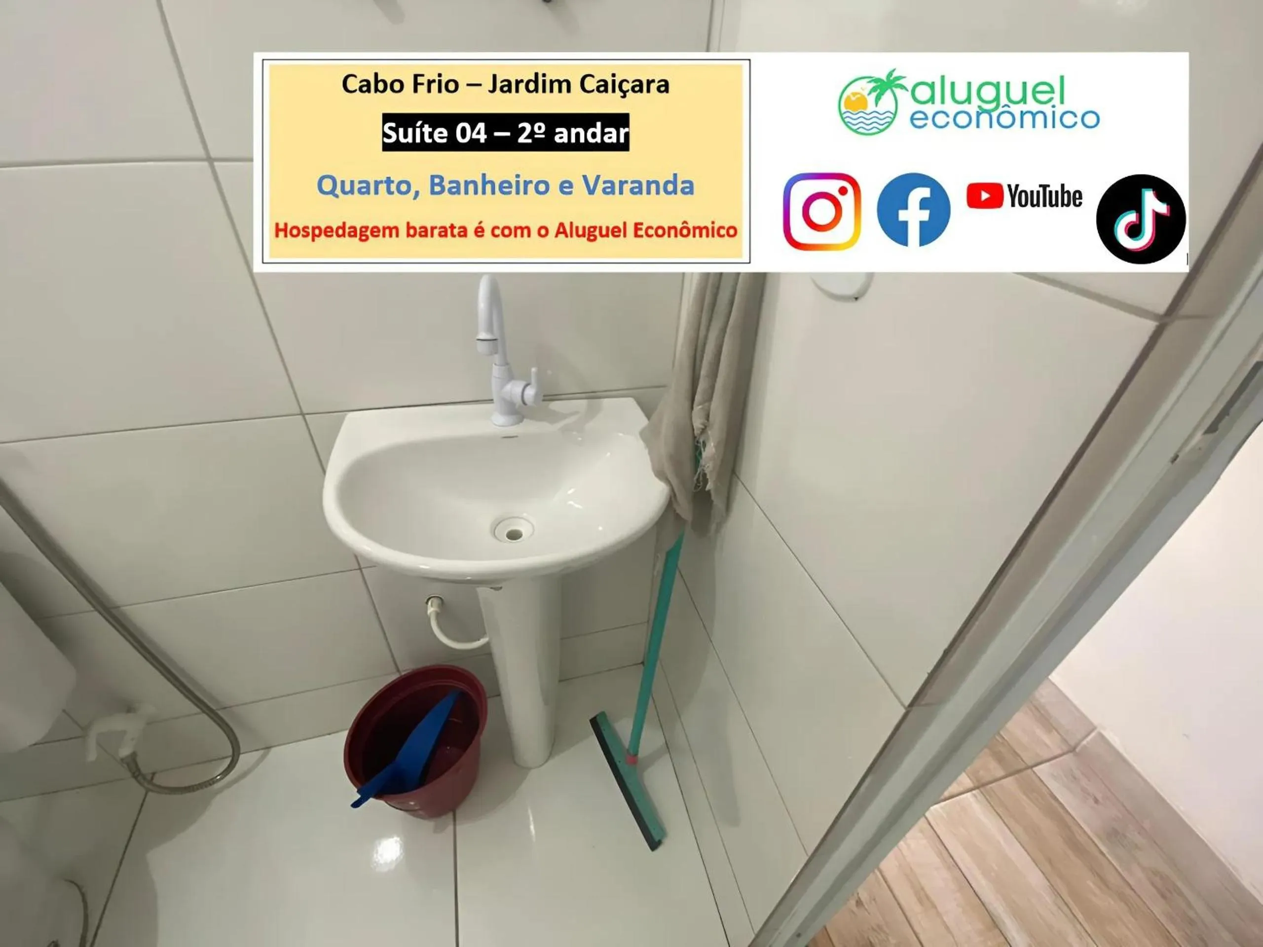 Toilet in Cabo Frio - Jardim Caiçara - Aluguel Econômico