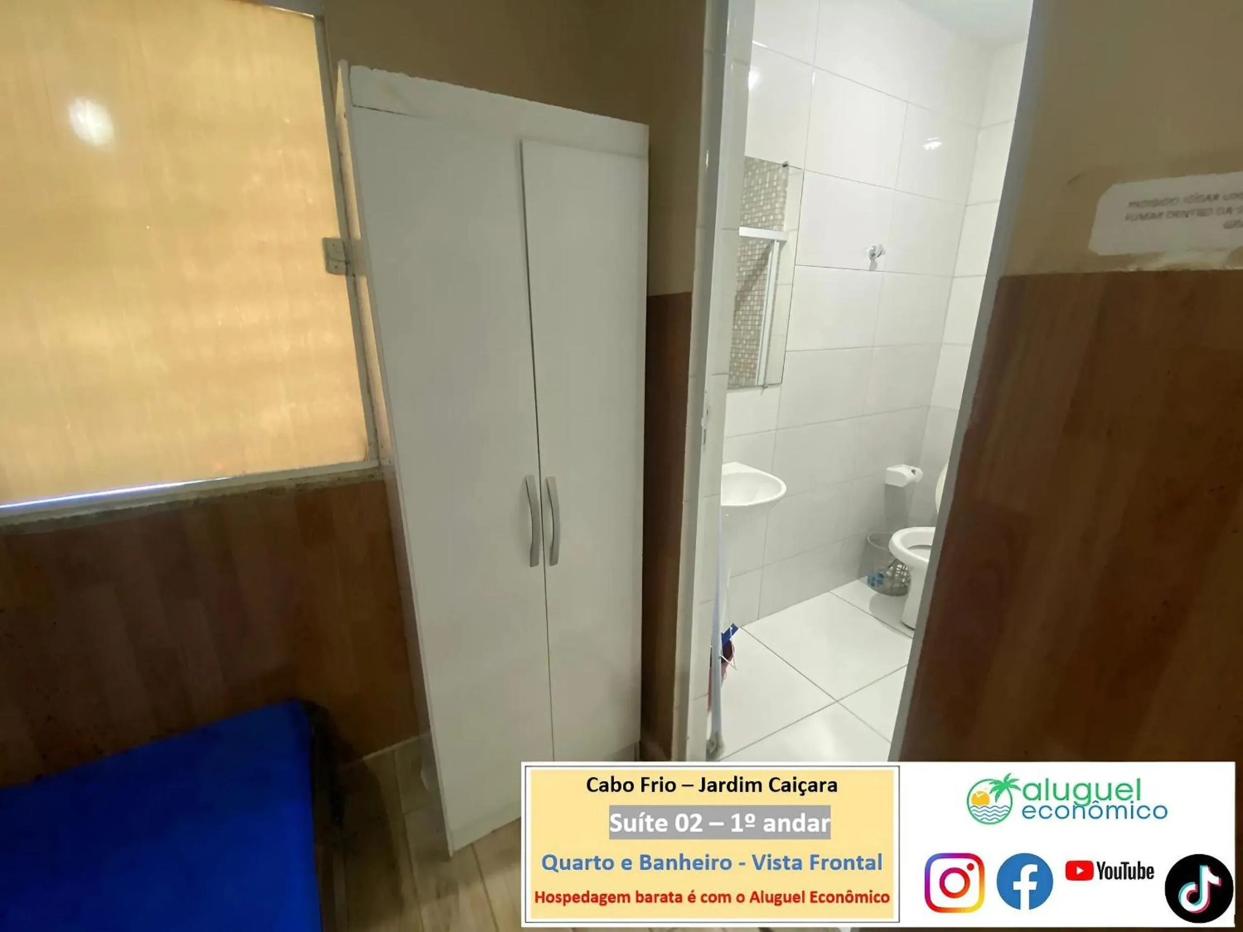 Bedroom in Cabo Frio - Jardim Caiçara - Aluguel Econômico