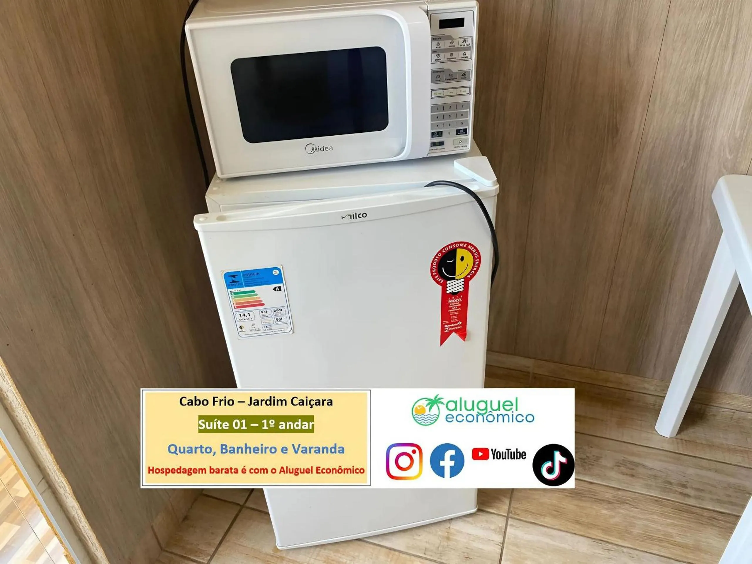 Bedroom in Cabo Frio - Jardim Caiçara - Aluguel Econômico