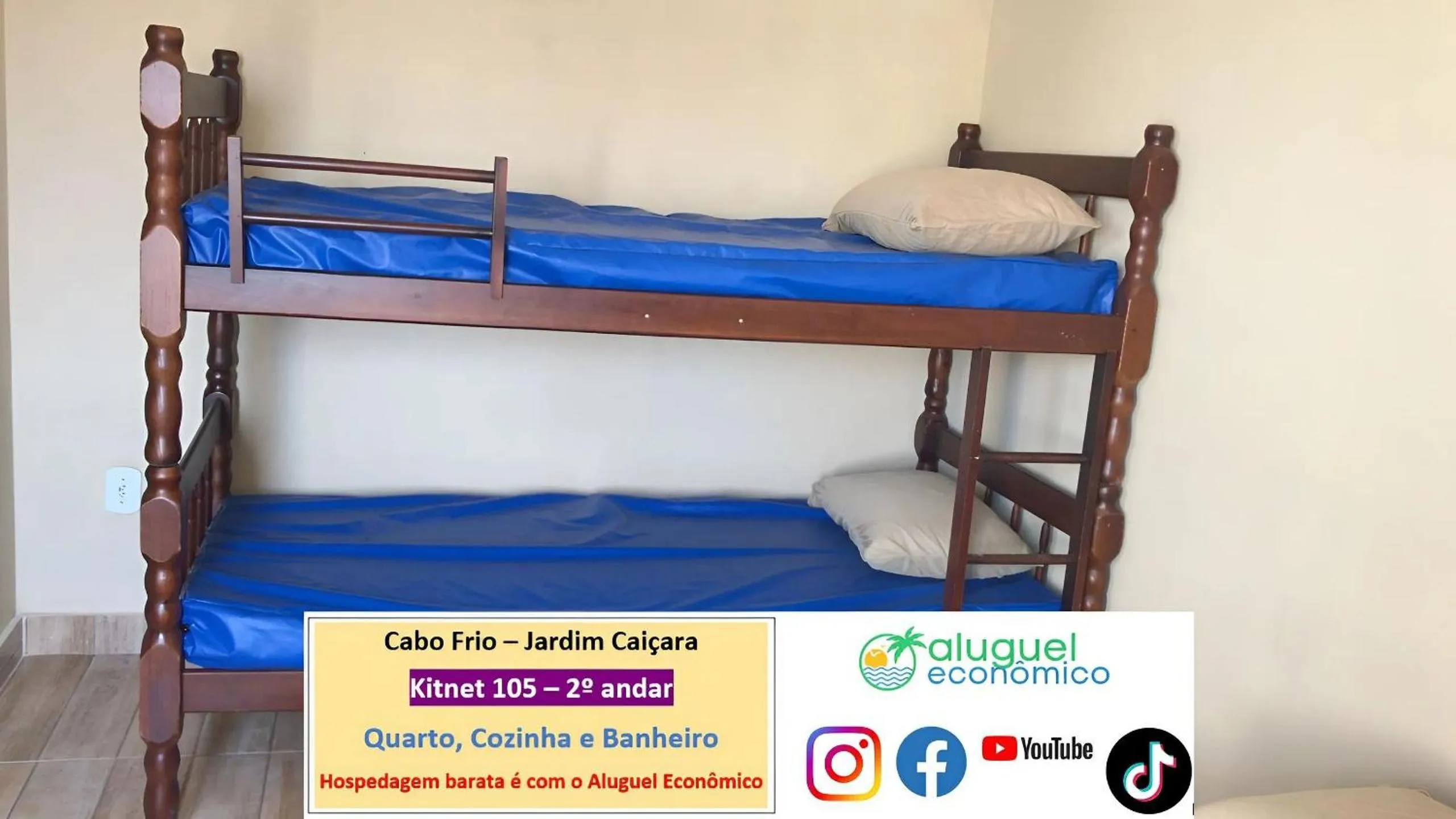 Bedroom, Bed in Cabo Frio - Jardim Caiçara - Aluguel Econômico