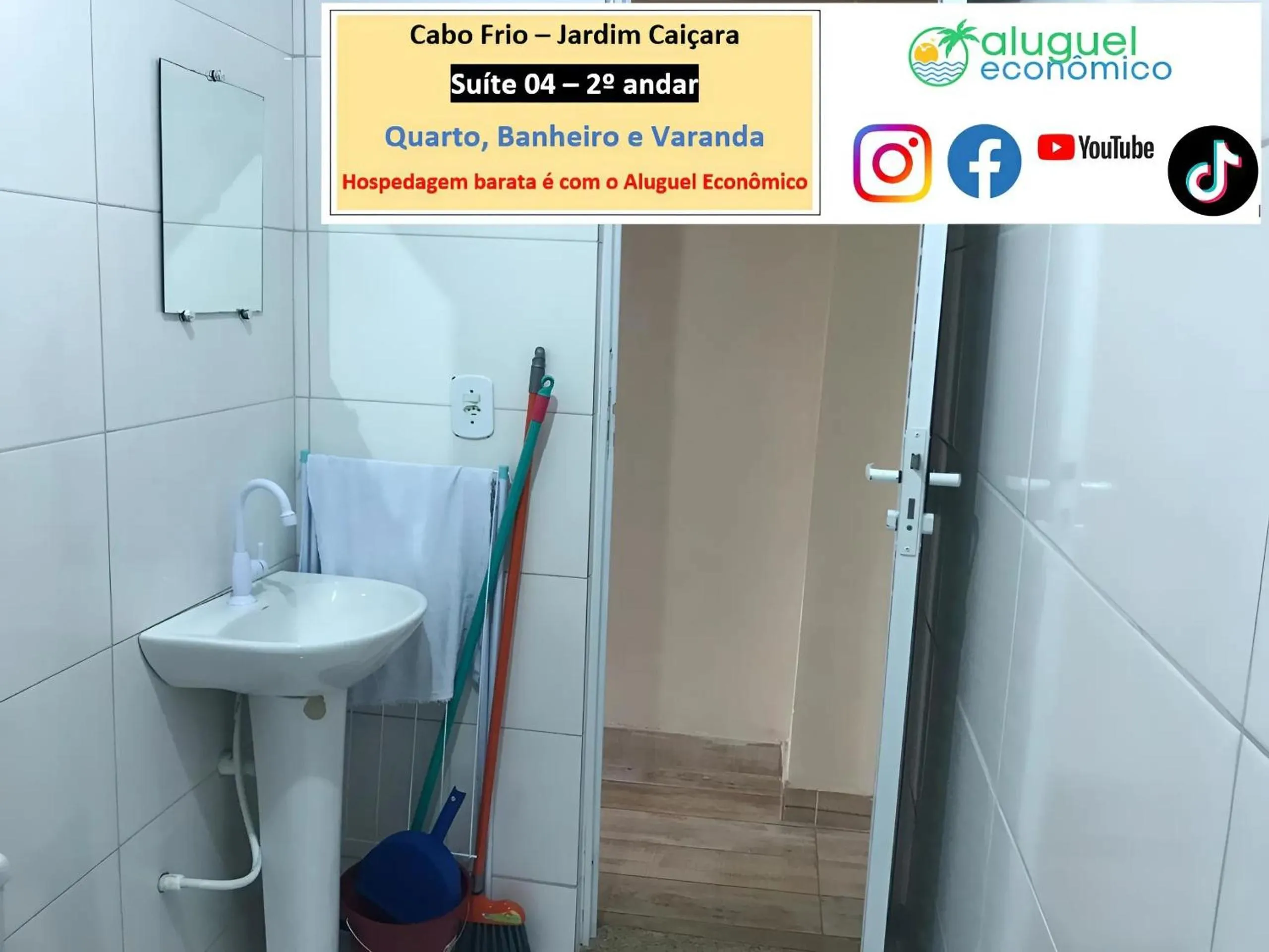 Toilet in Cabo Frio - Jardim Caiçara - Aluguel Econômico