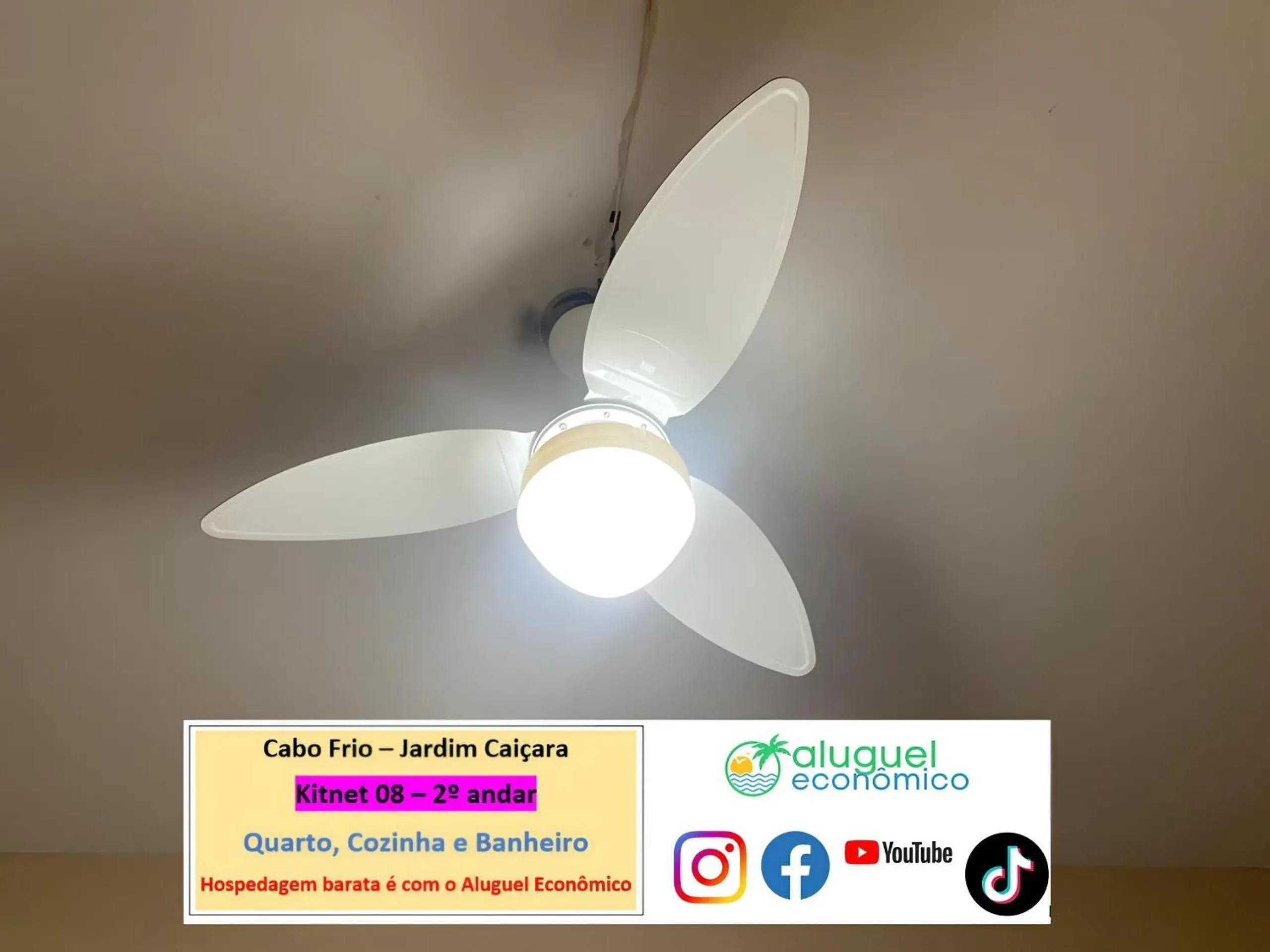 Bedroom in Cabo Frio - Jardim Caiçara - Aluguel Econômico