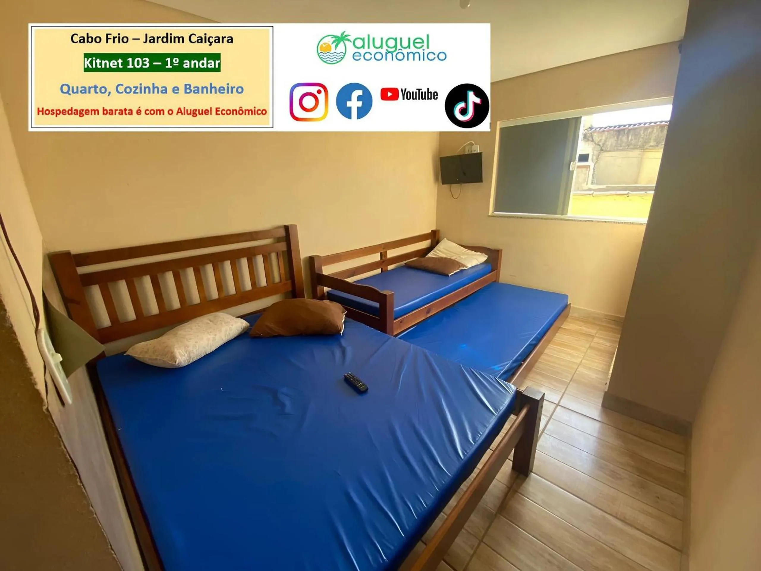 Bedroom, Bed in Cabo Frio - Jardim Caiçara - Aluguel Econômico