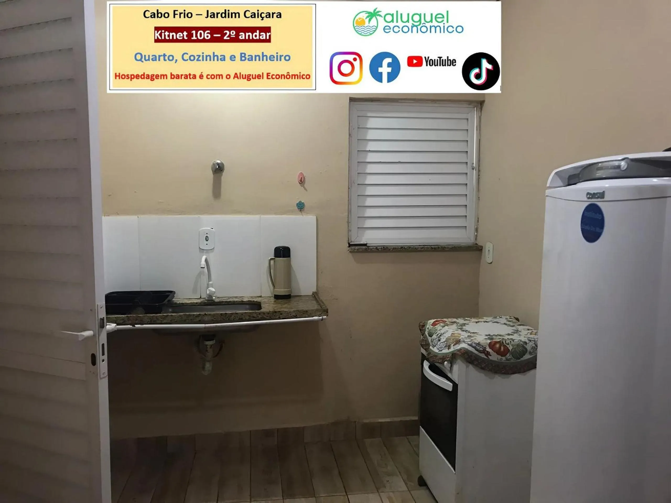 Kitchen or kitchenette in Cabo Frio - Jardim Caiçara - Aluguel Econômico