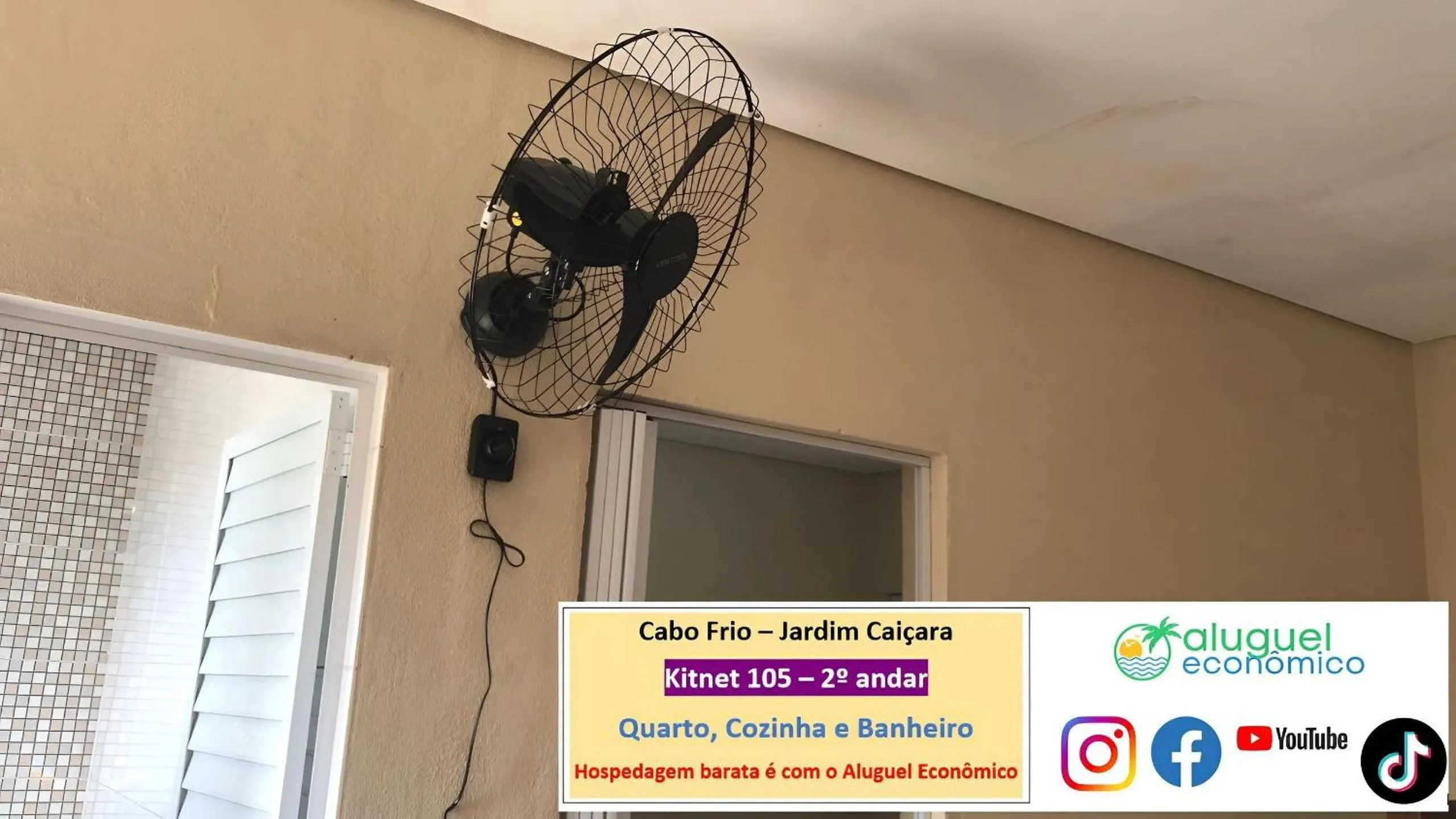 Bedroom in Cabo Frio - Jardim Caiçara - Aluguel Econômico