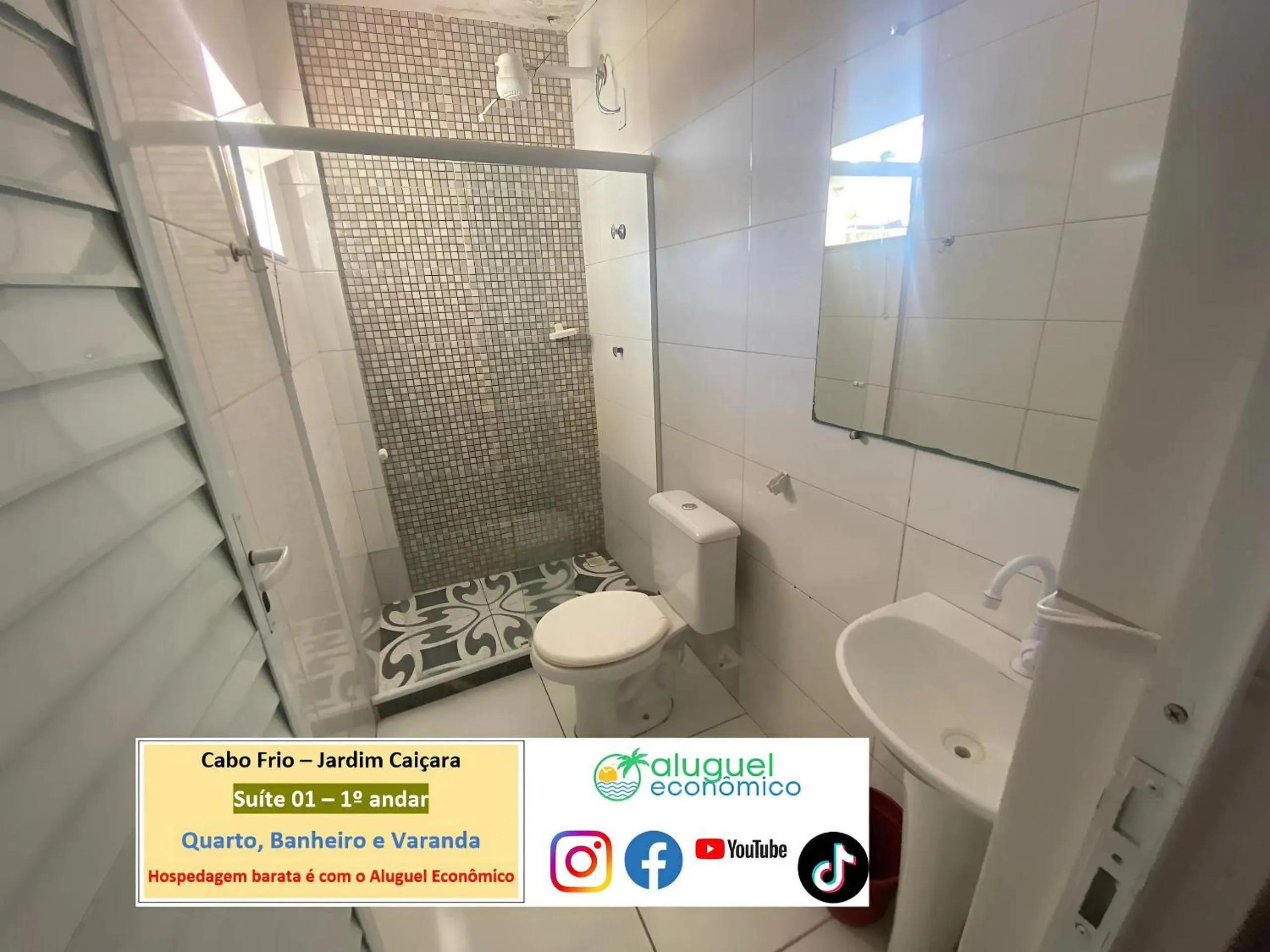 Toilet in Cabo Frio - Jardim Caiçara - Aluguel Econômico