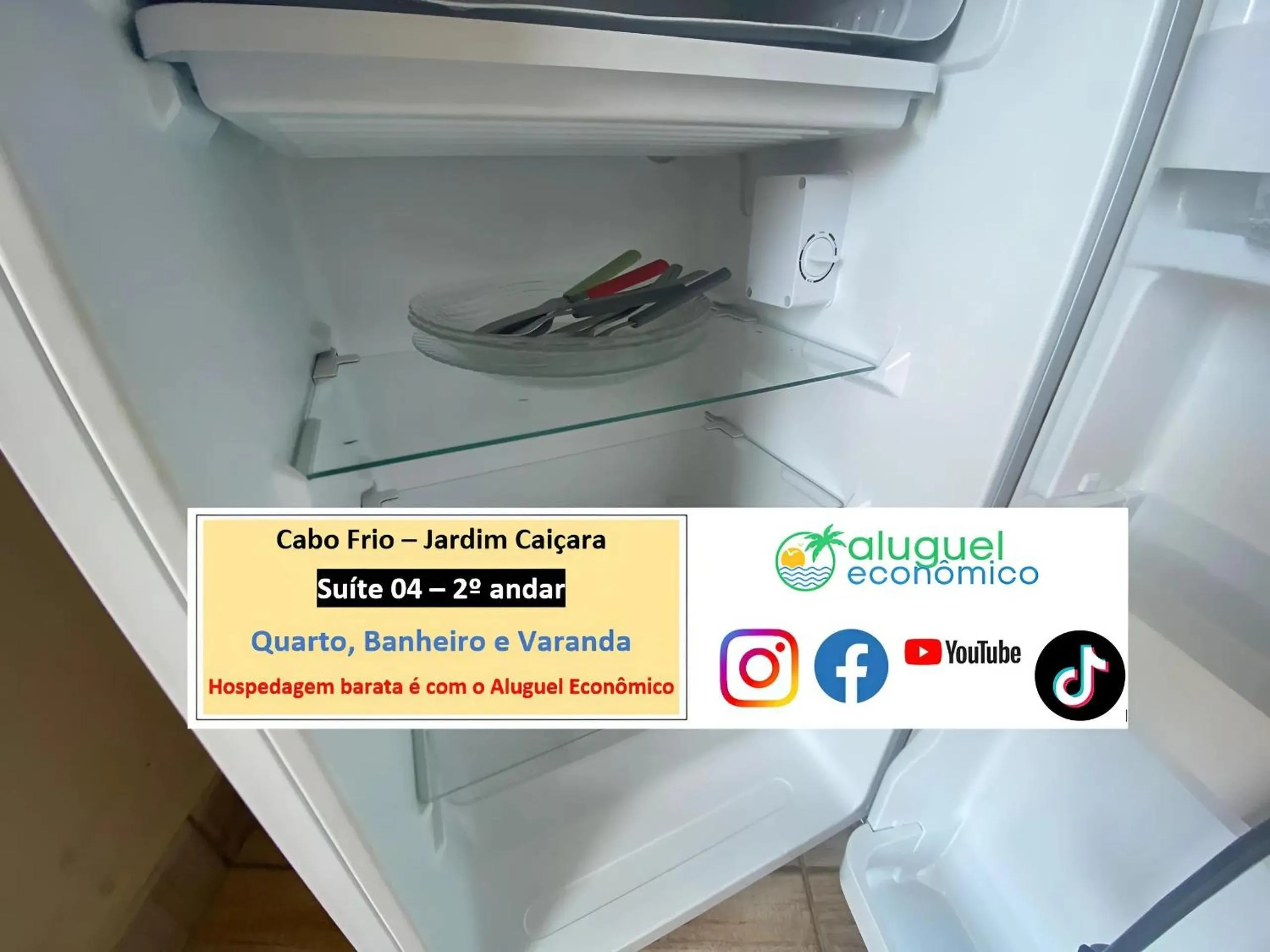 Bedroom in Cabo Frio - Jardim Caiçara - Aluguel Econômico