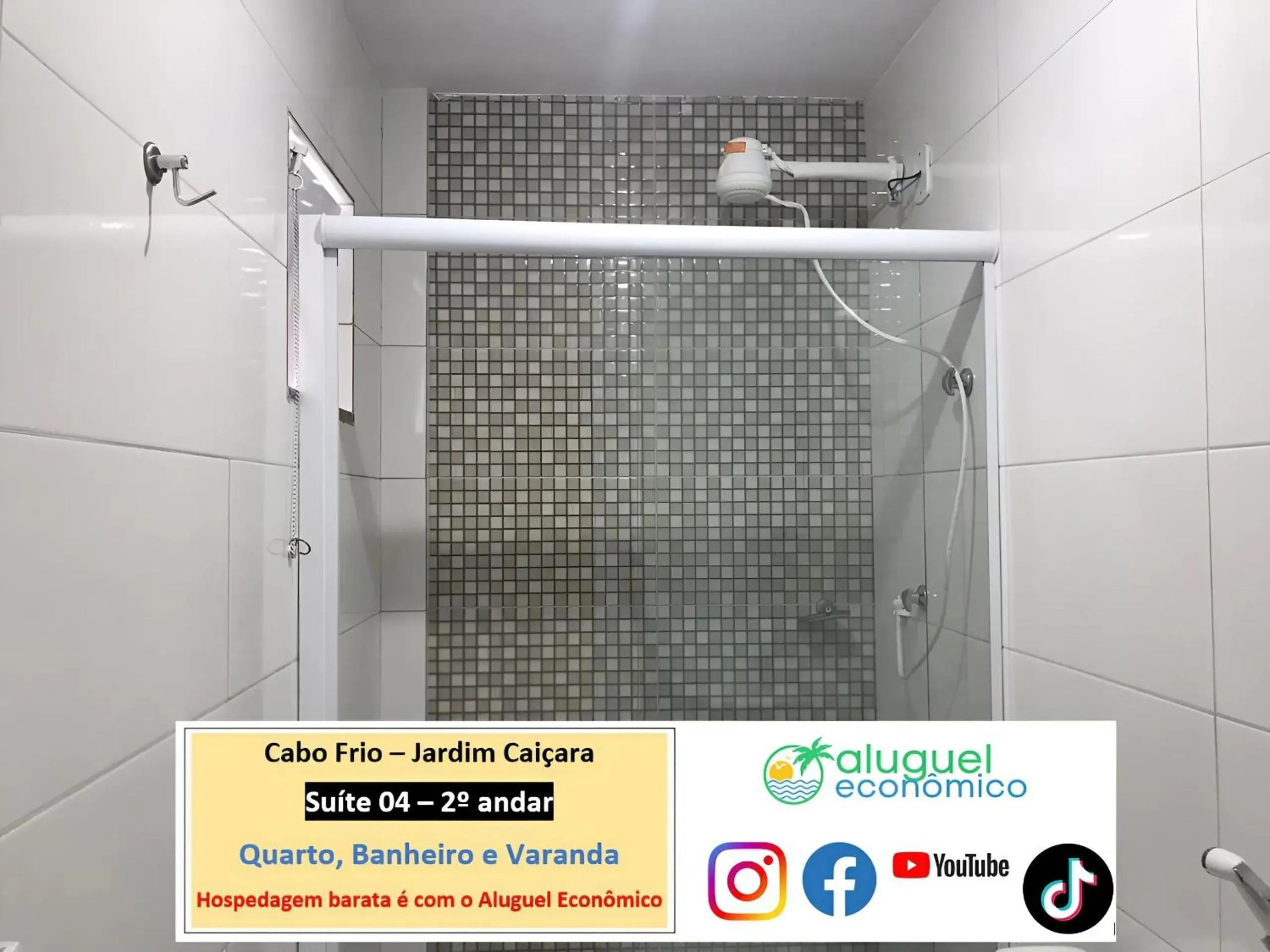 Toilet in Cabo Frio - Jardim Caiçara - Aluguel Econômico