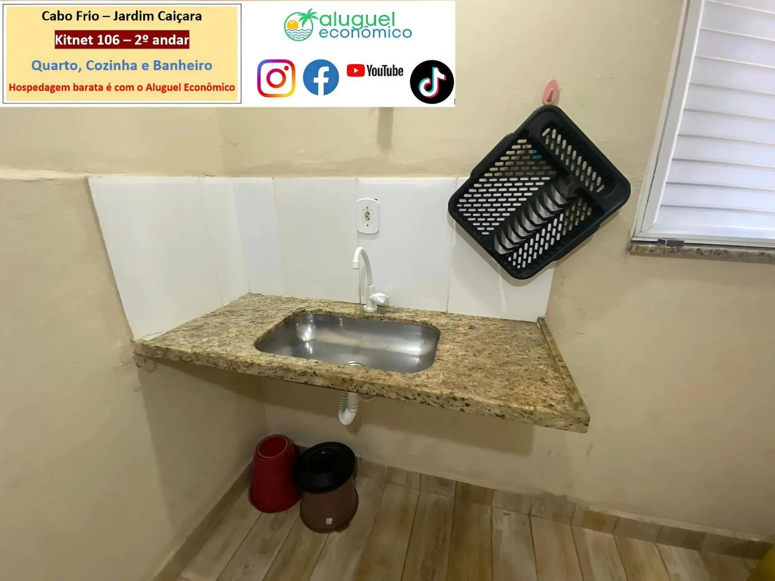 Kitchen or kitchenette in Cabo Frio - Jardim Caiçara - Aluguel Econômico