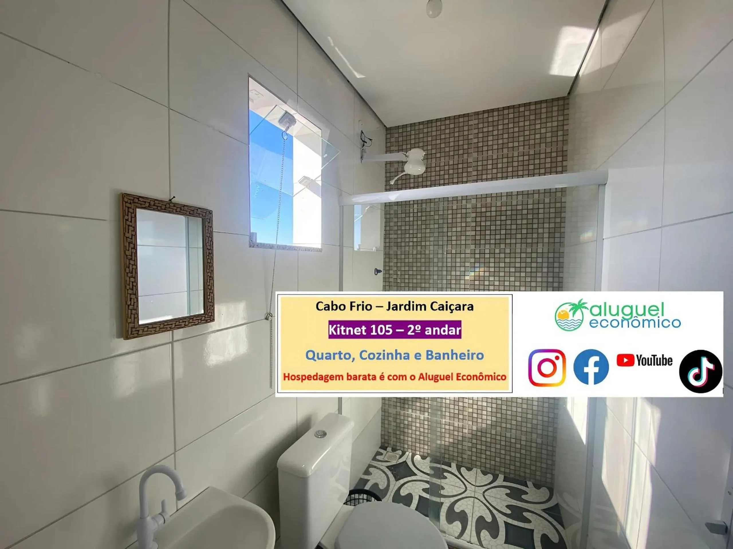 Toilet, Bed in Cabo Frio - Jardim Caiçara - Aluguel Econômico