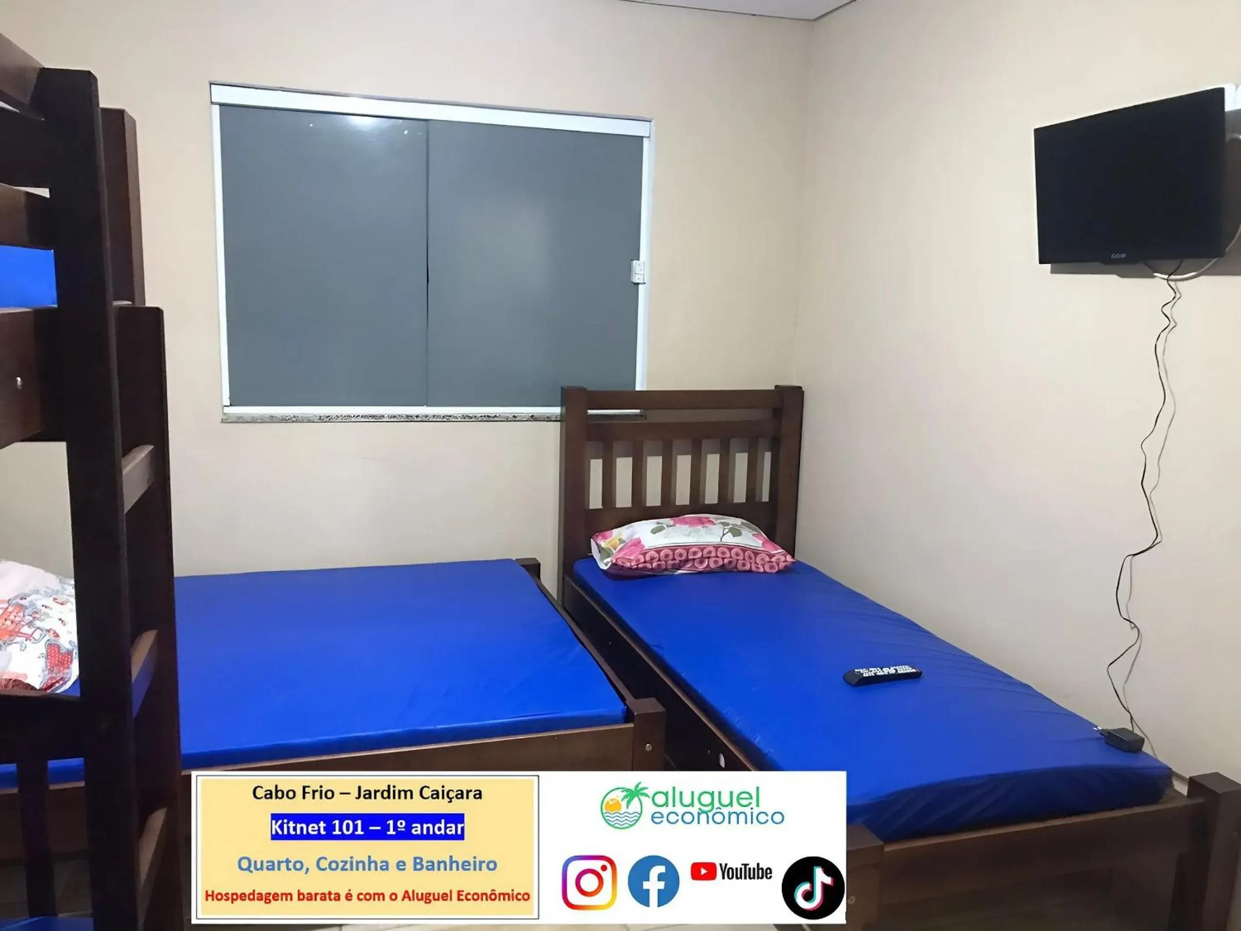 Bedroom, Bed in Cabo Frio - Jardim Caiçara - Aluguel Econômico