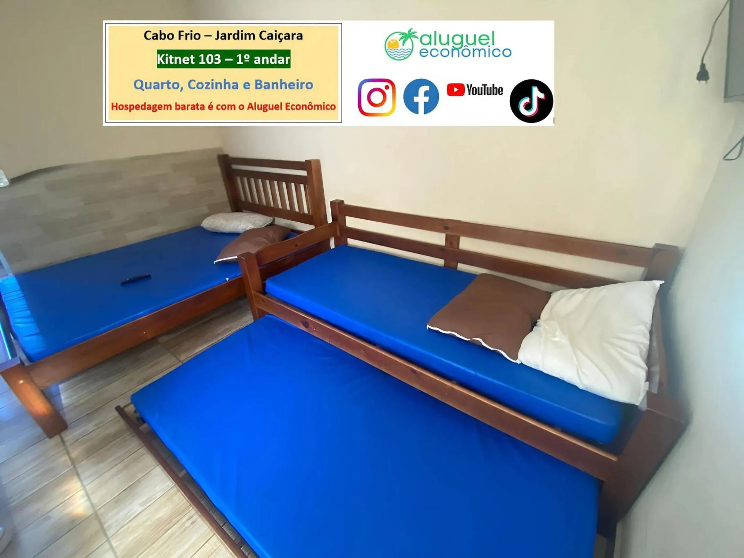 Bedroom, Bed in Cabo Frio - Jardim Caiçara - Aluguel Econômico