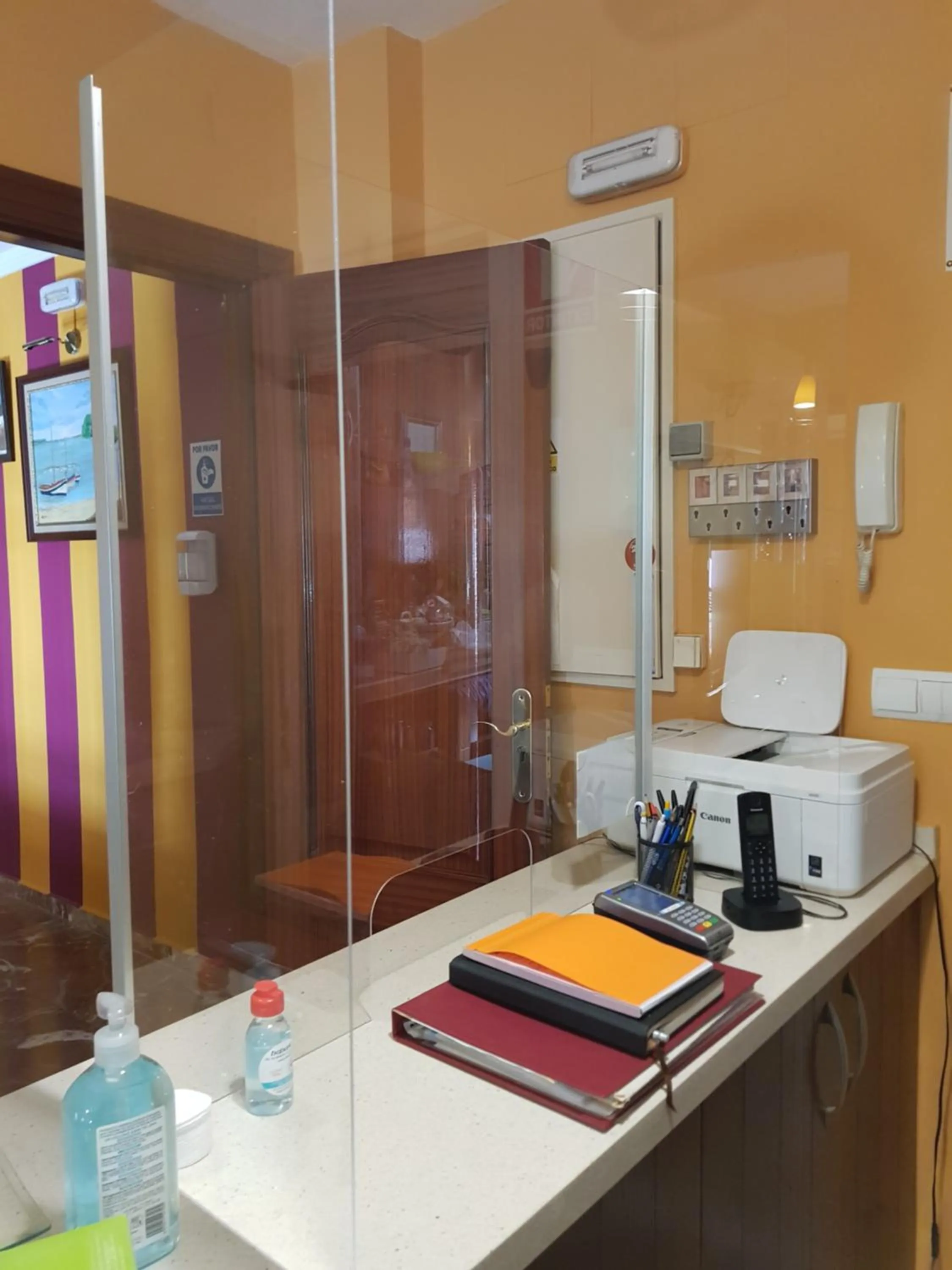 Lobby or reception in Pension La Vega