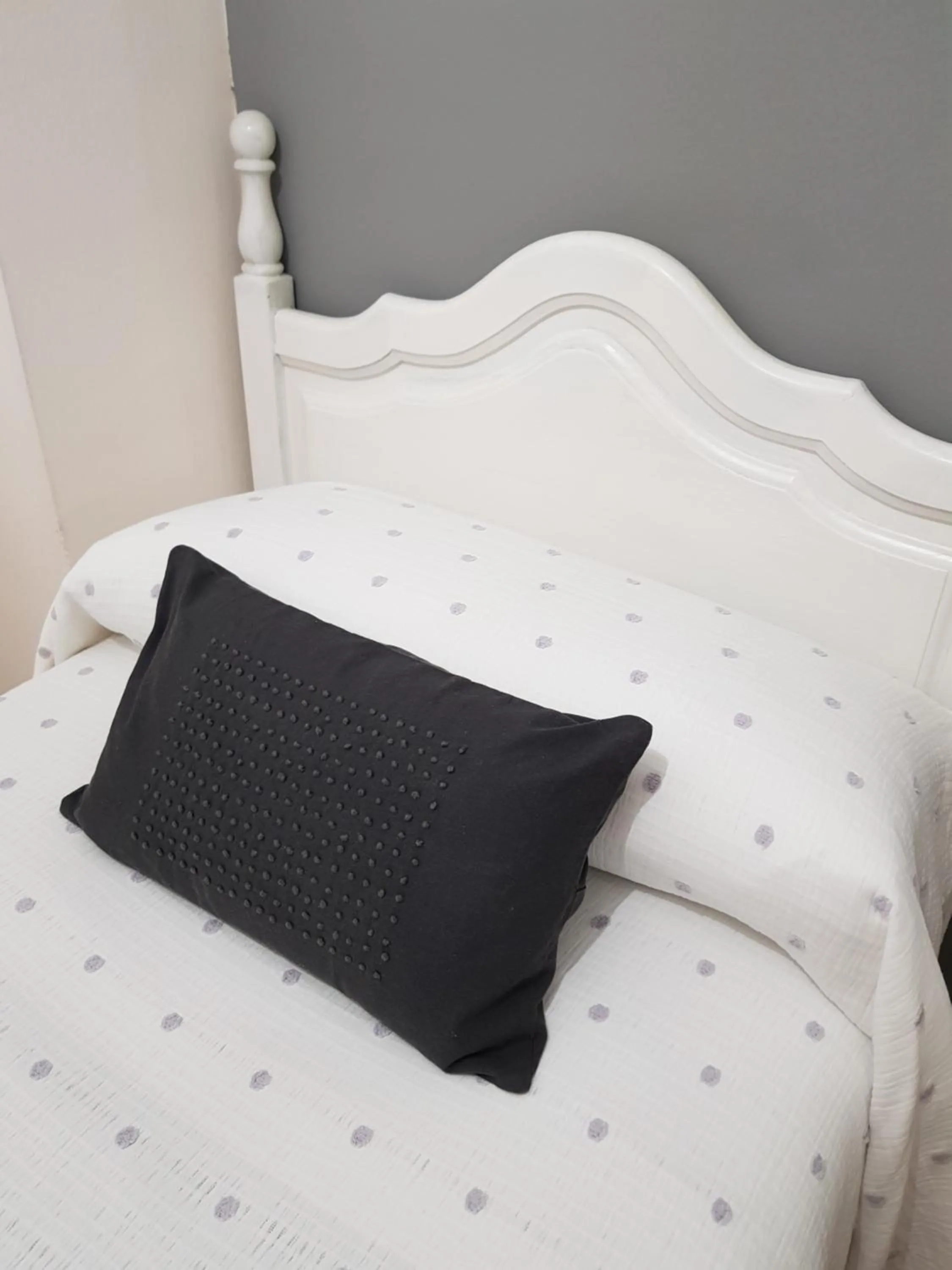 Bathroom, Bed in Pension La Vega