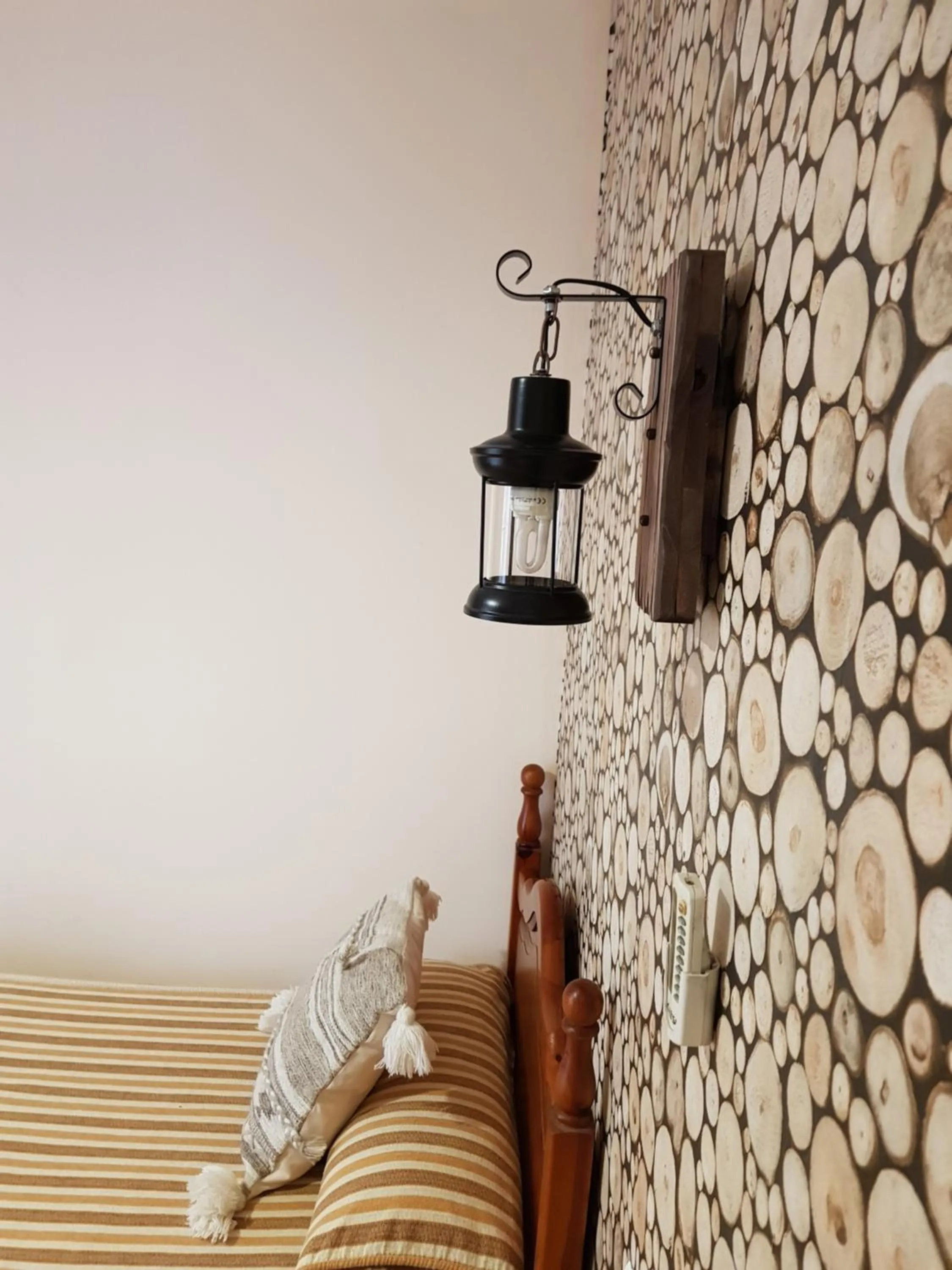 Bathroom, Bed in Pension La Vega