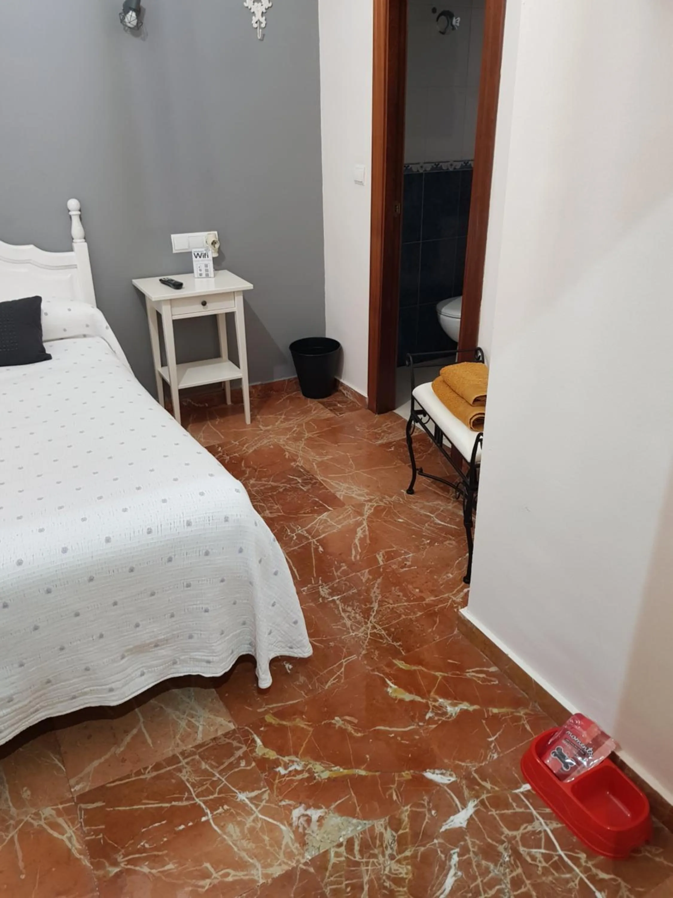 Decorative detail, Bed in Pension La Vega