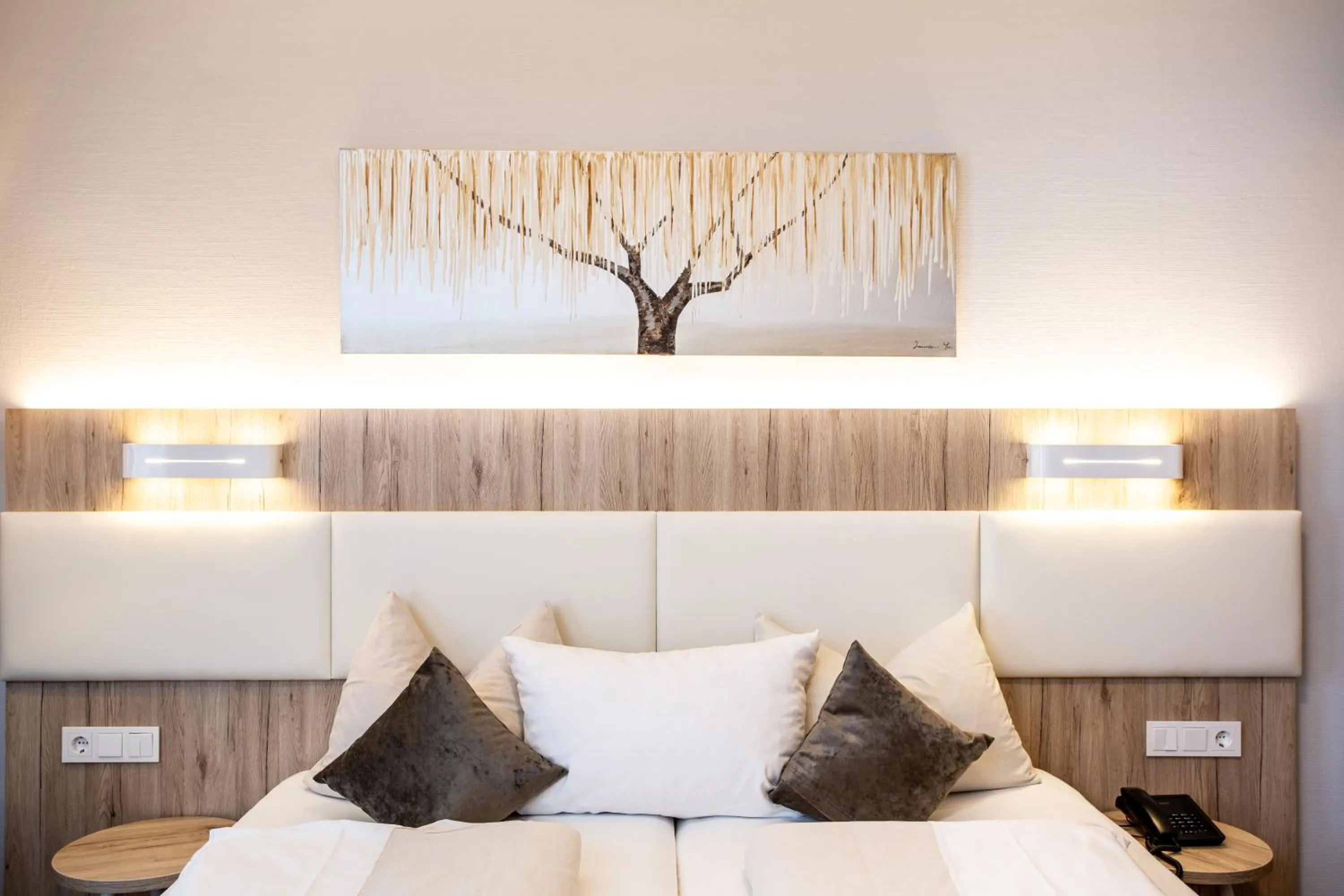 Bed in Amtsstüble Hotel & Restaurant