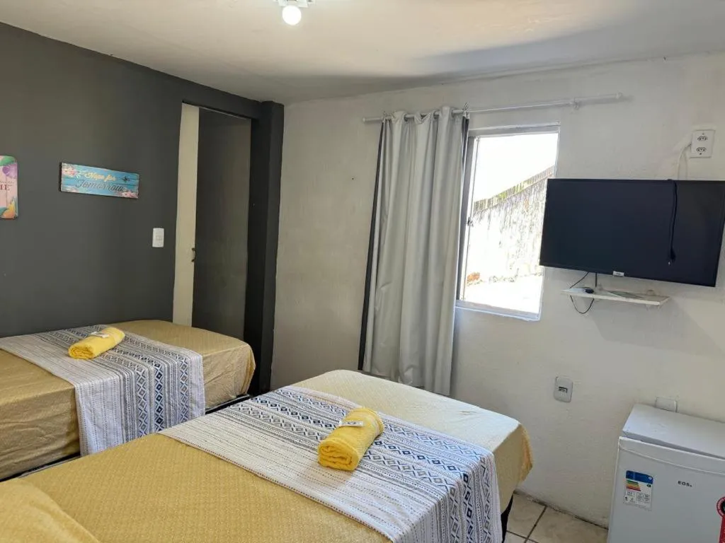 Bed in Casa Aeroporto Pousada