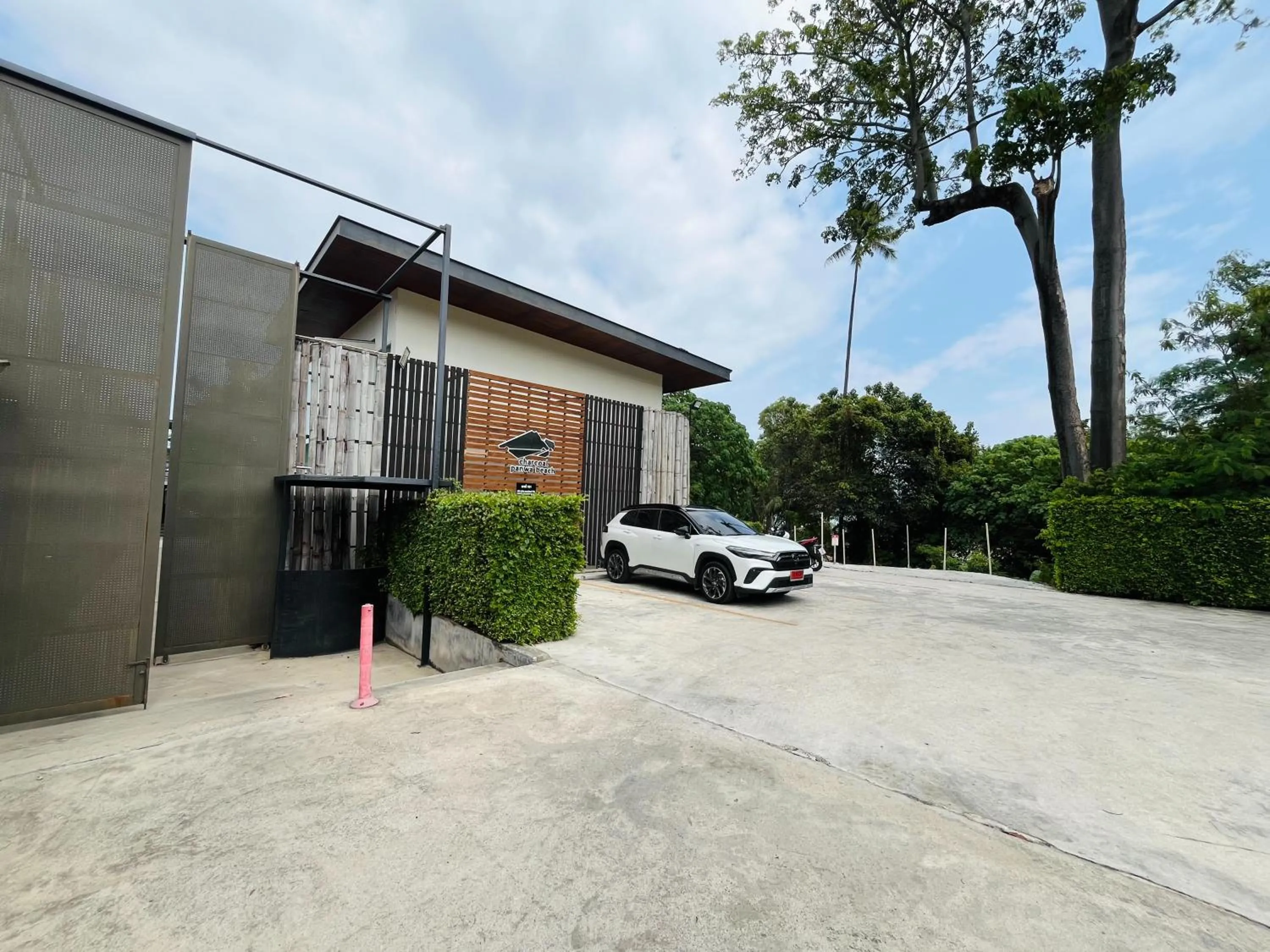 Parking in Charcoal Panwa Beach Phuket