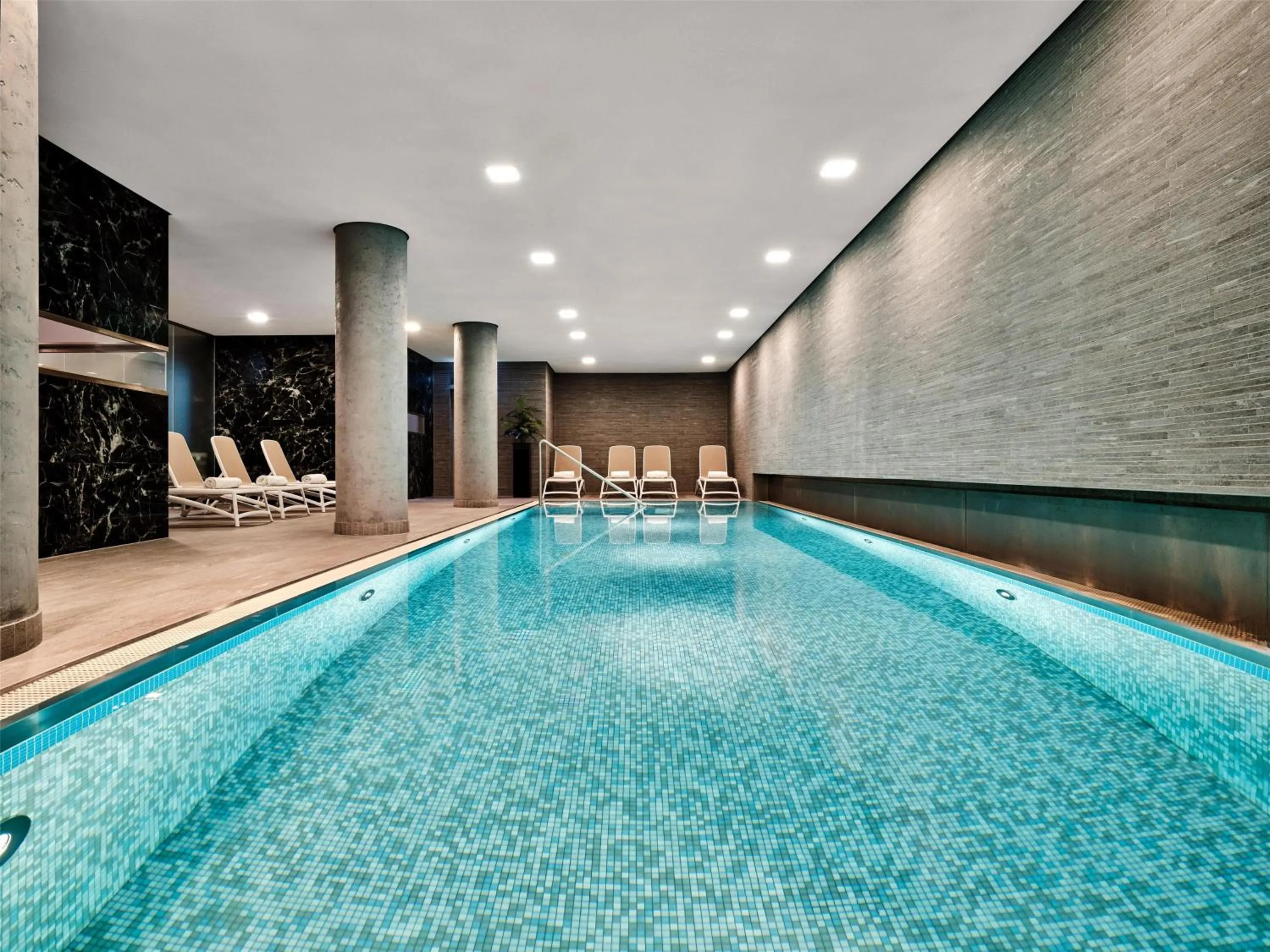 Pool view in Radisson Collection Hotel, Berlin