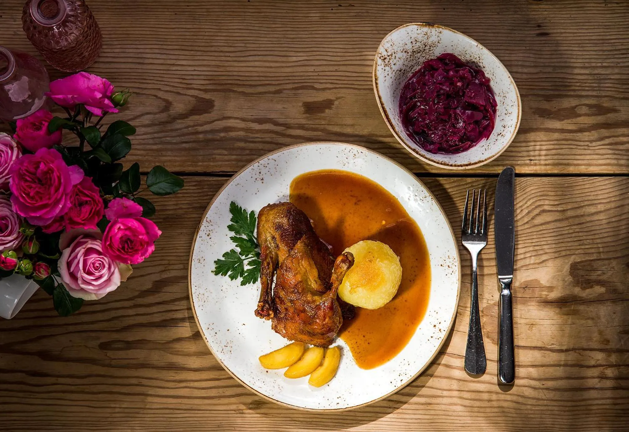 Food close-up in Bauer Hotel und Restaurant