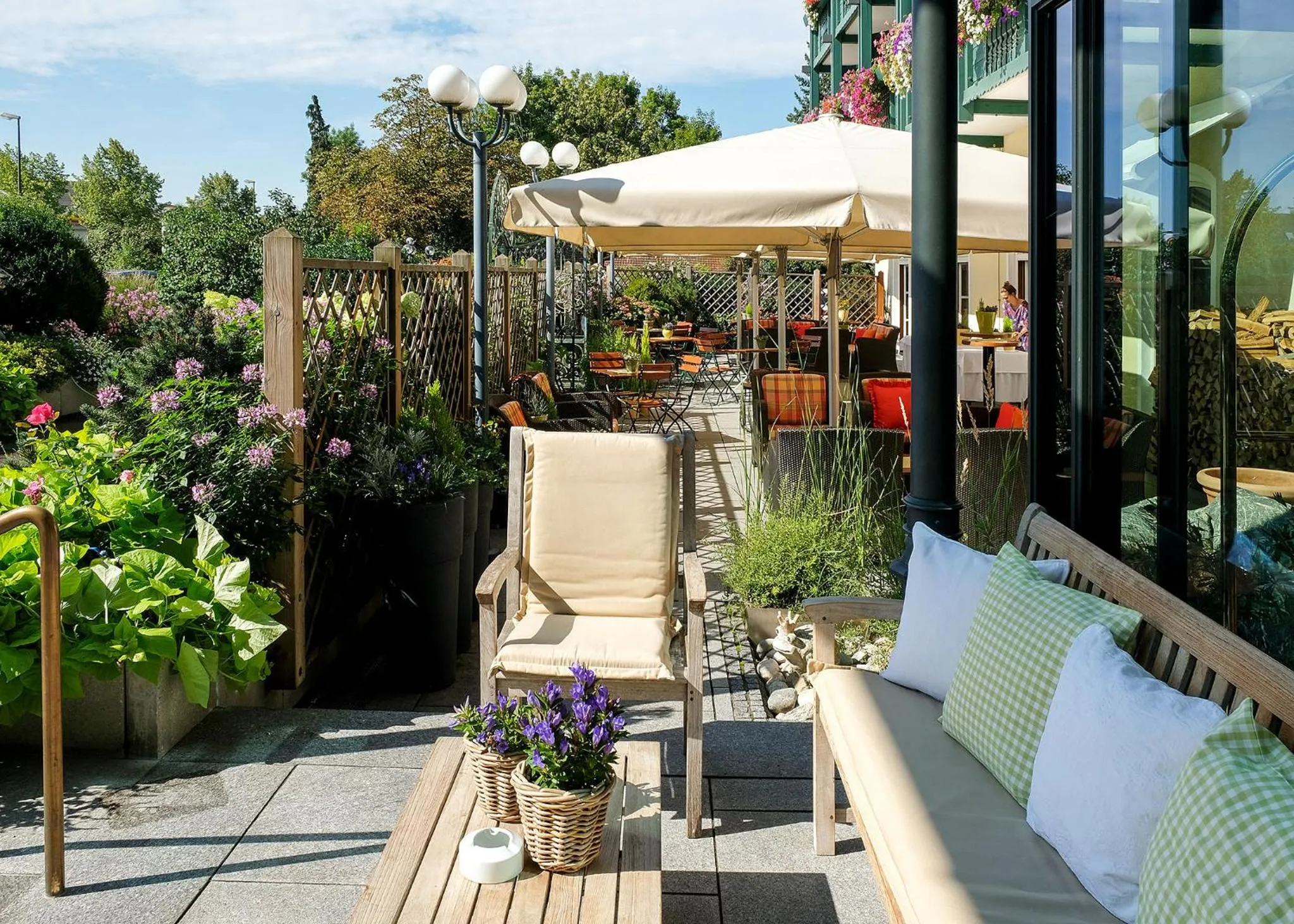Balcony/Terrace in Bauer Hotel und Restaurant