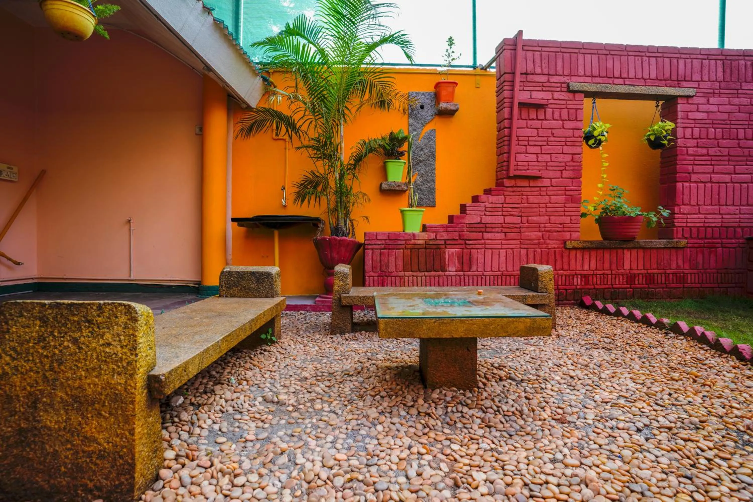 Seating area in La Courtyard