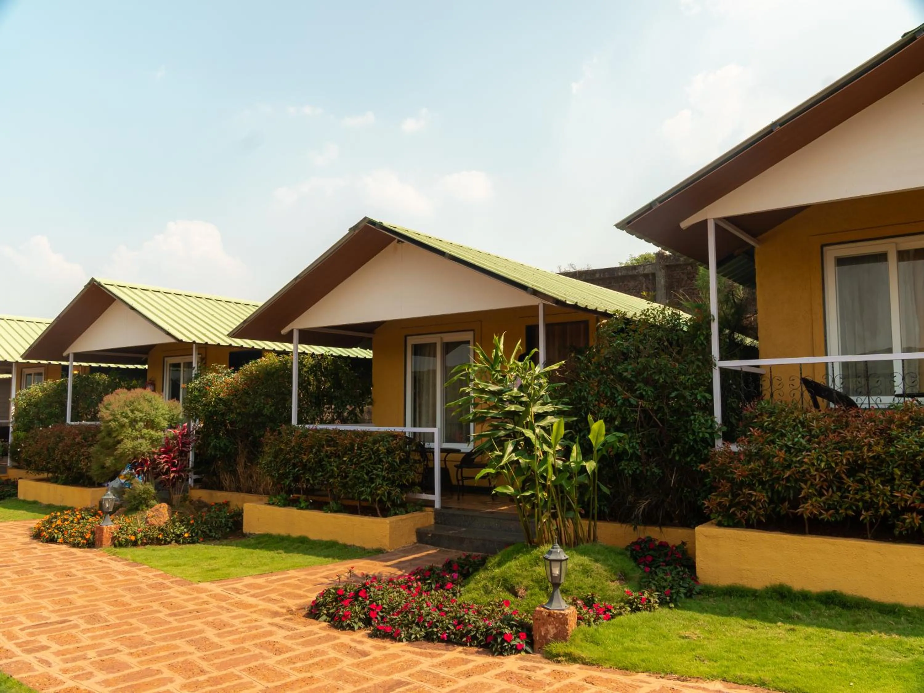 Property building in Red Button Resort