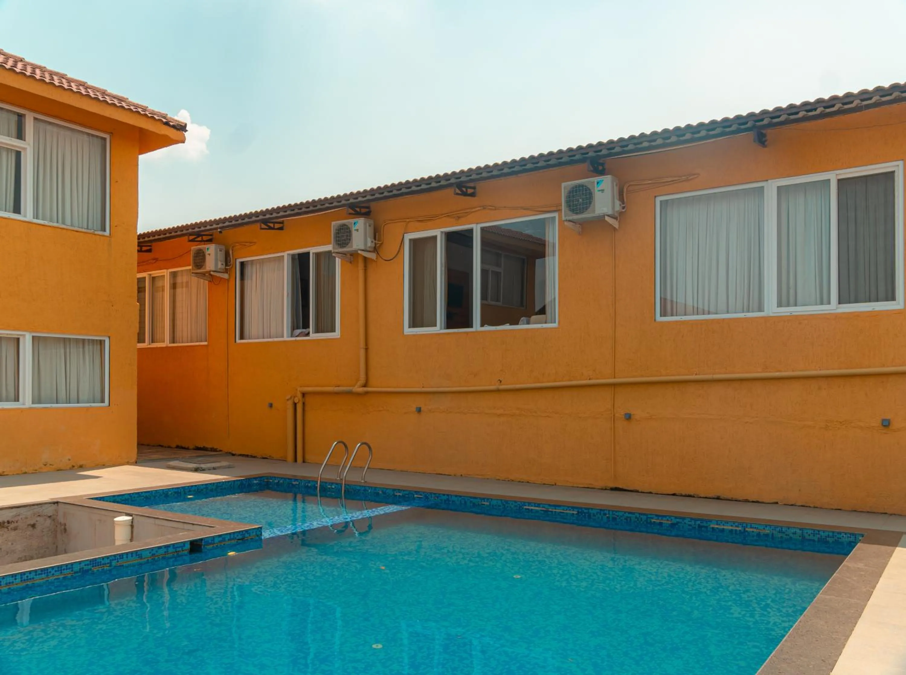 Pool view in Red Button Resort