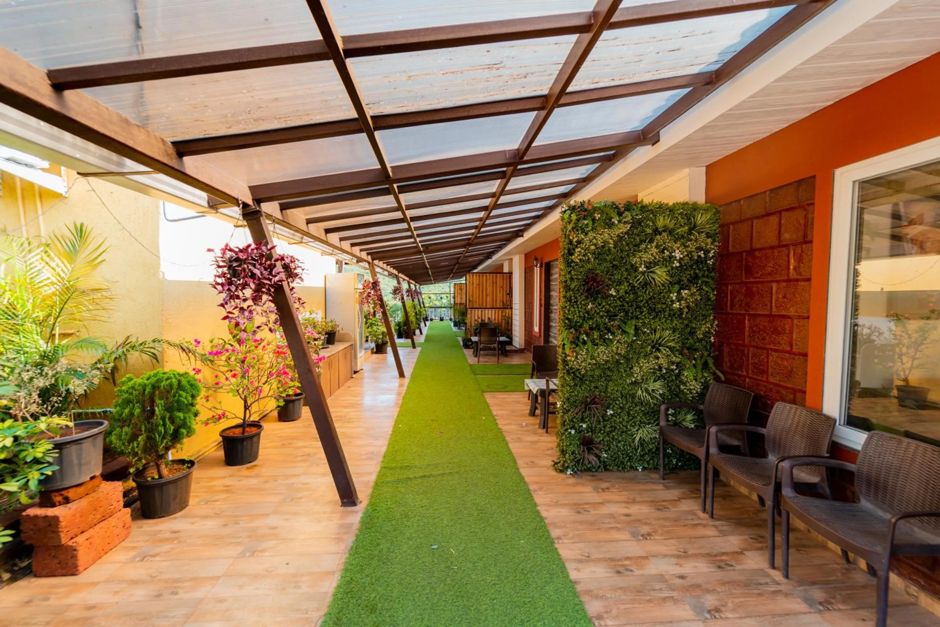 Garden view in Red Button Resort