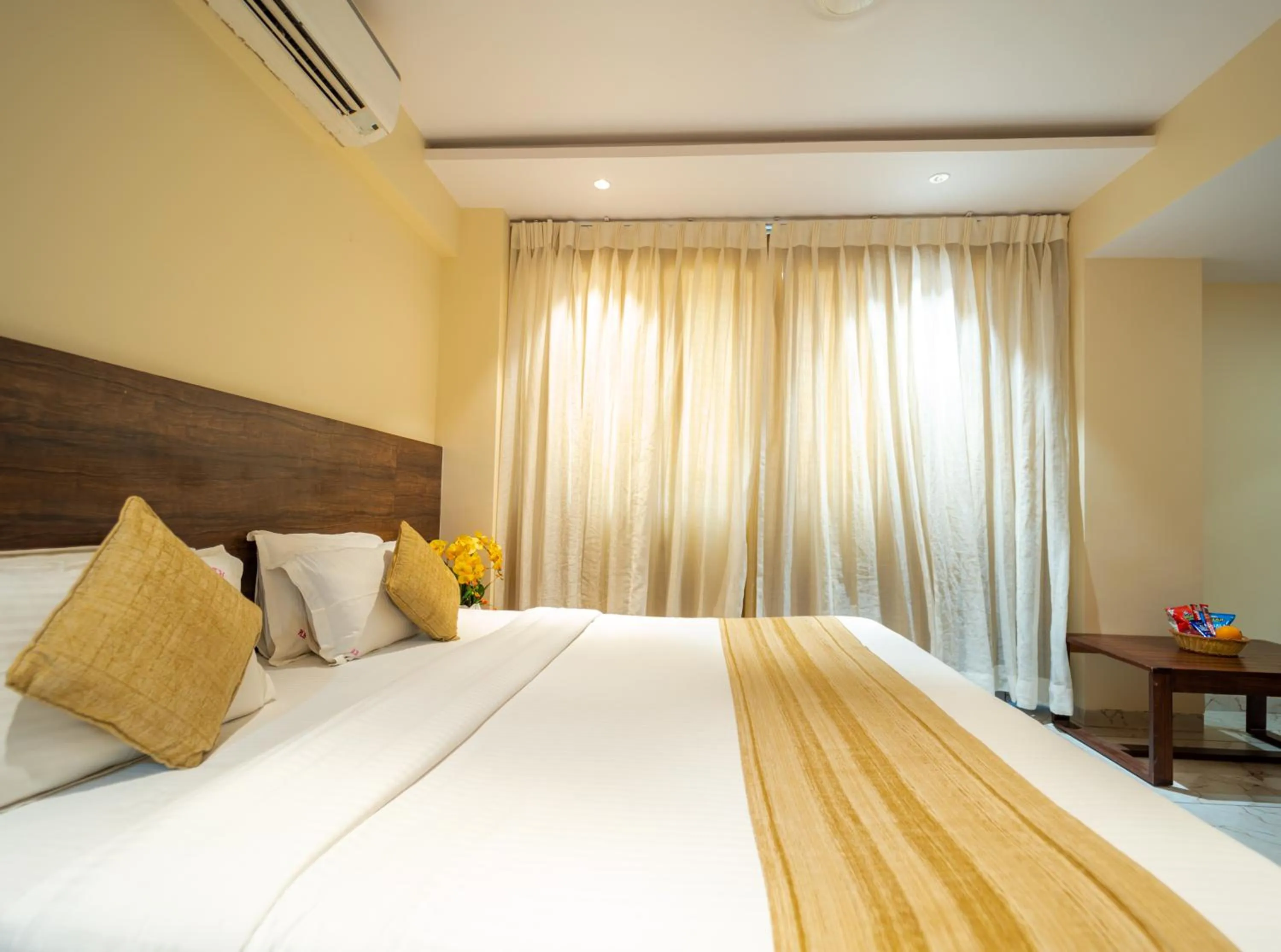 Bed in Red Button Resort