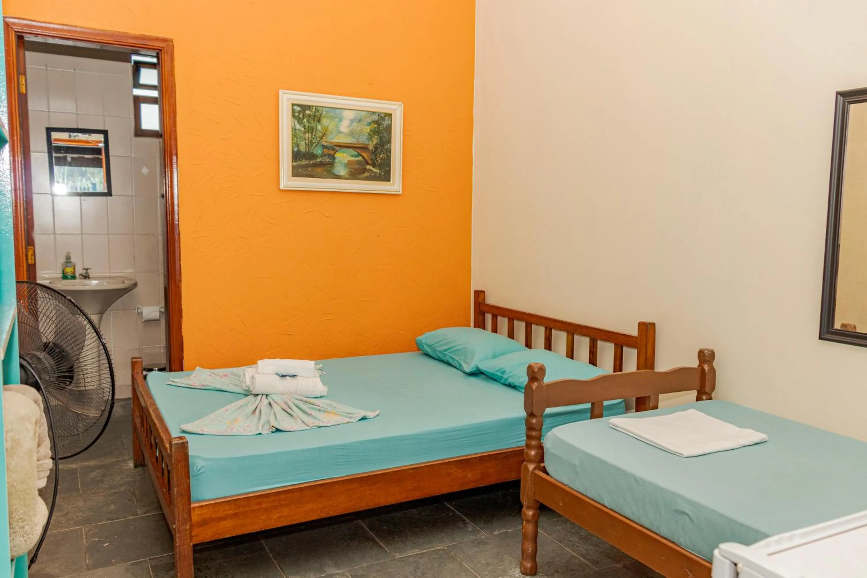 Bedroom, Bed in Pousada Chalé do Beija Flor