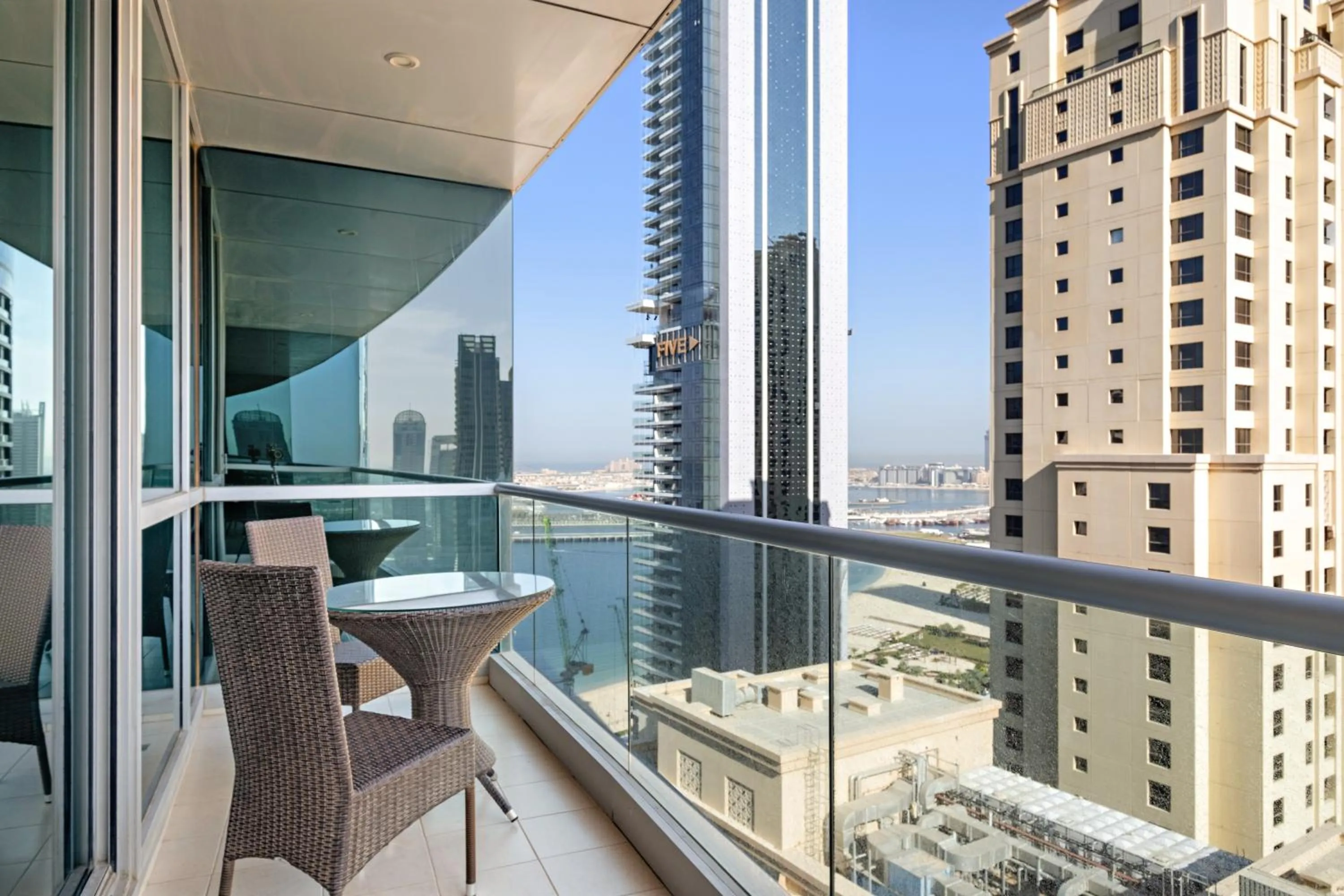 Balcony/Terrace in Blue Beach Tower The Walk JBR