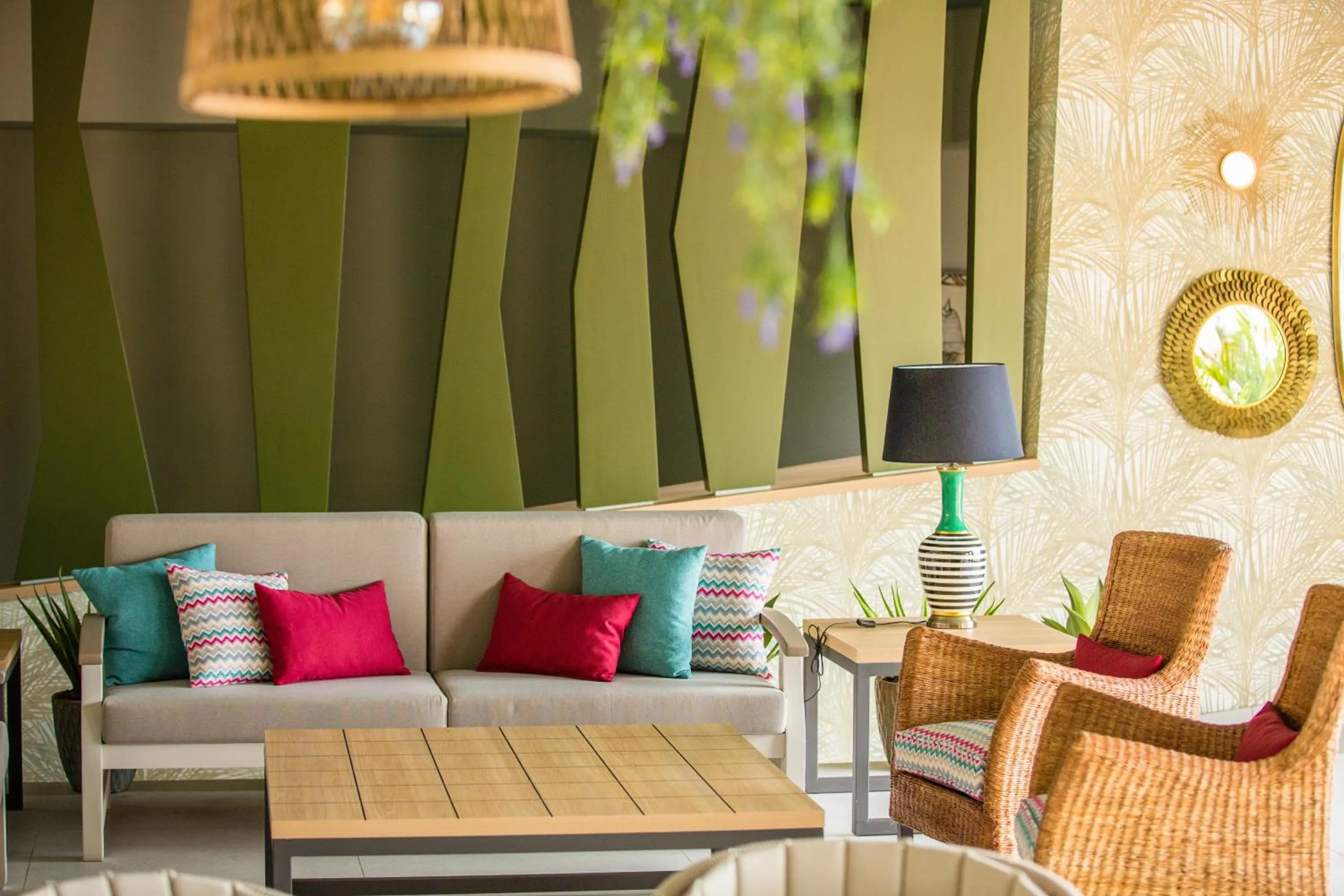 Lobby or reception in Amadores Beach Apartments