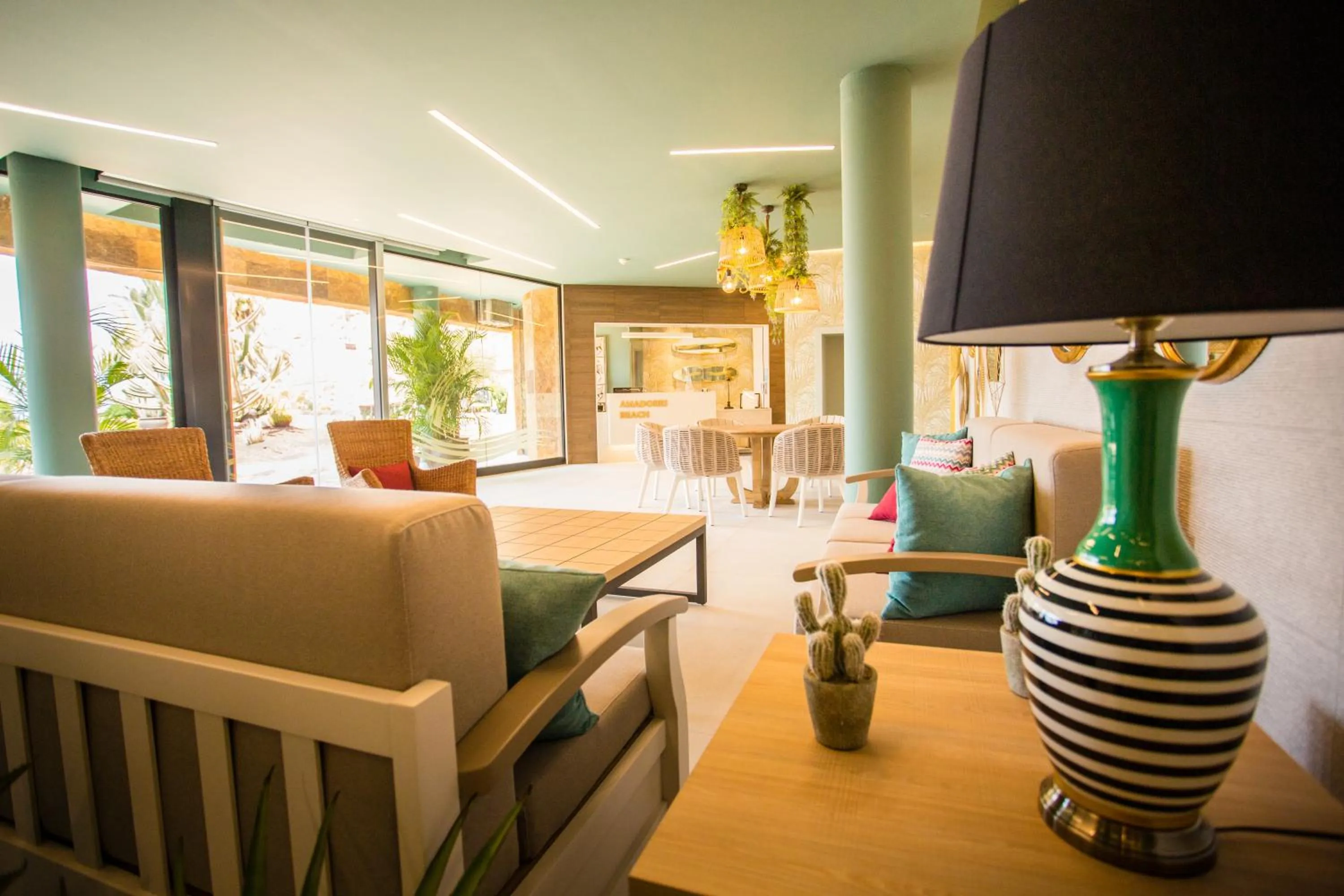 Lobby or reception in Amadores Beach Apartments