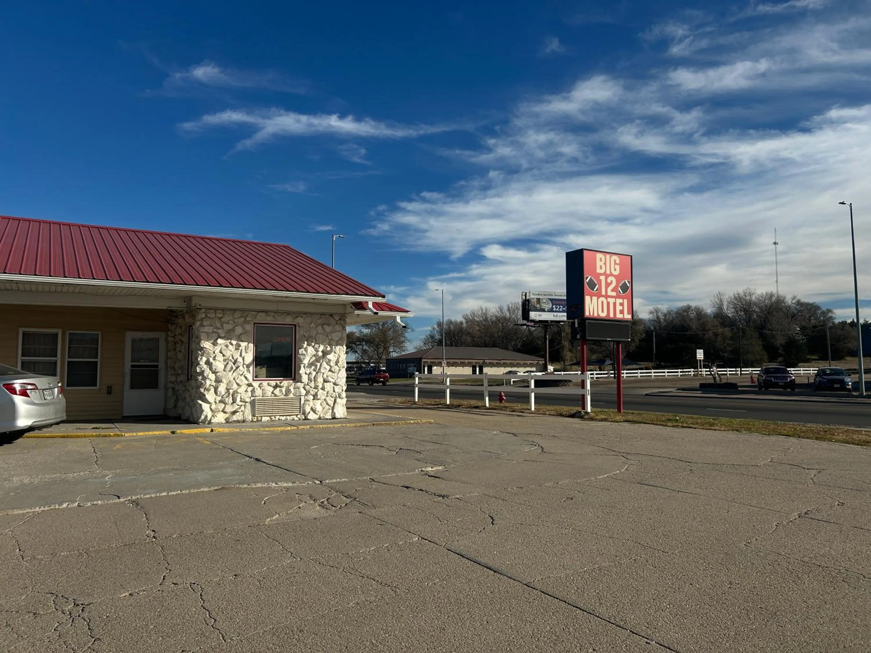 Property building in Big 12 Motel Broken Bow NE