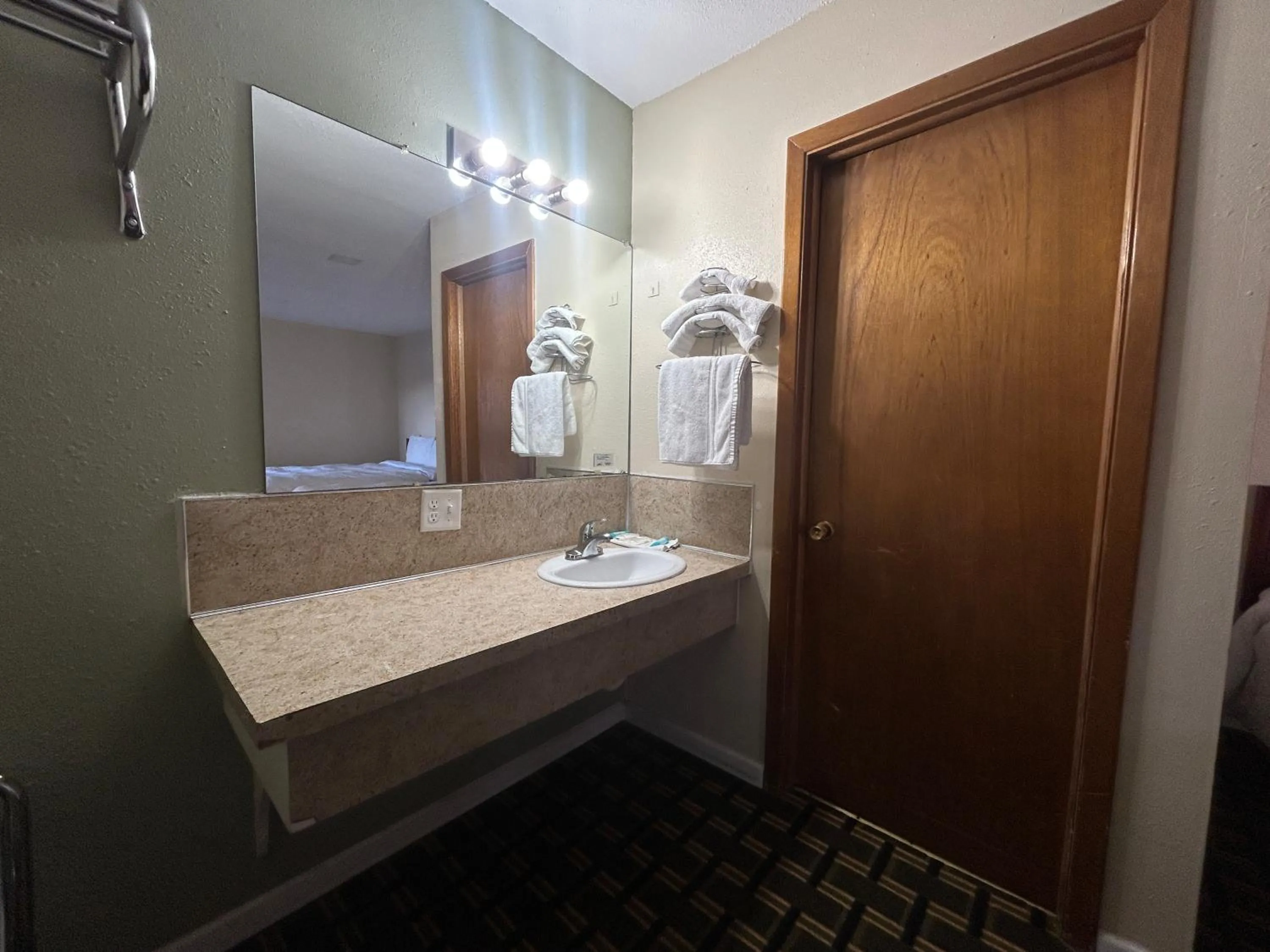 Bathroom in Big 12 Motel Broken Bow NE
