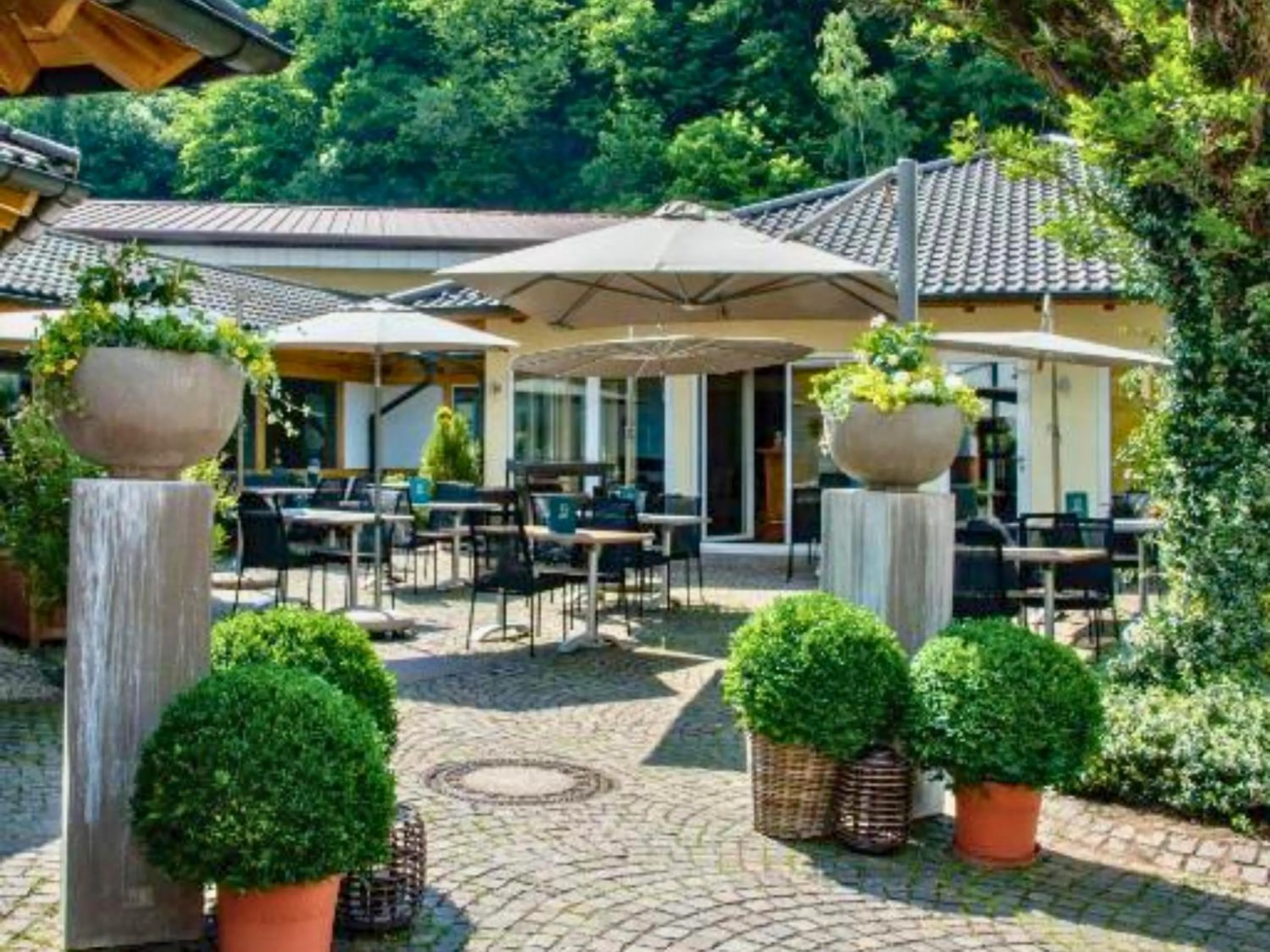 Patio in Hotel Lamm