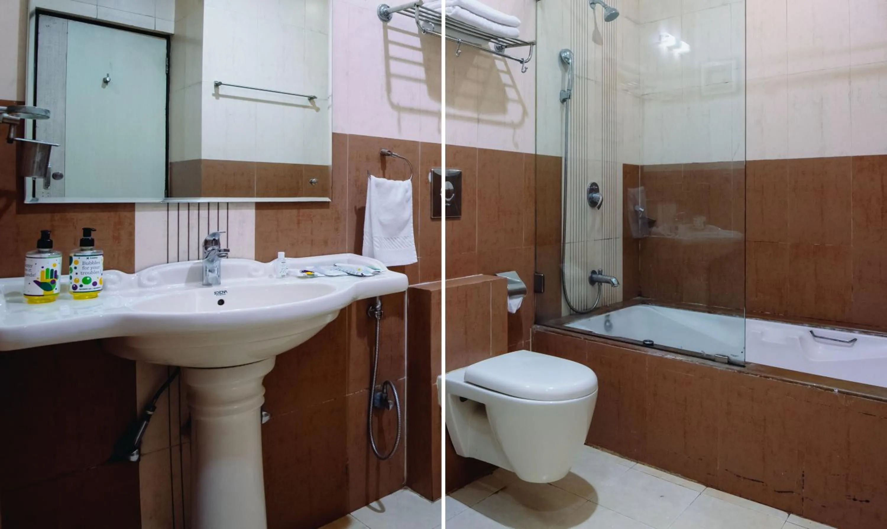 Bathroom in Treebo Reveniir Resort with Pool