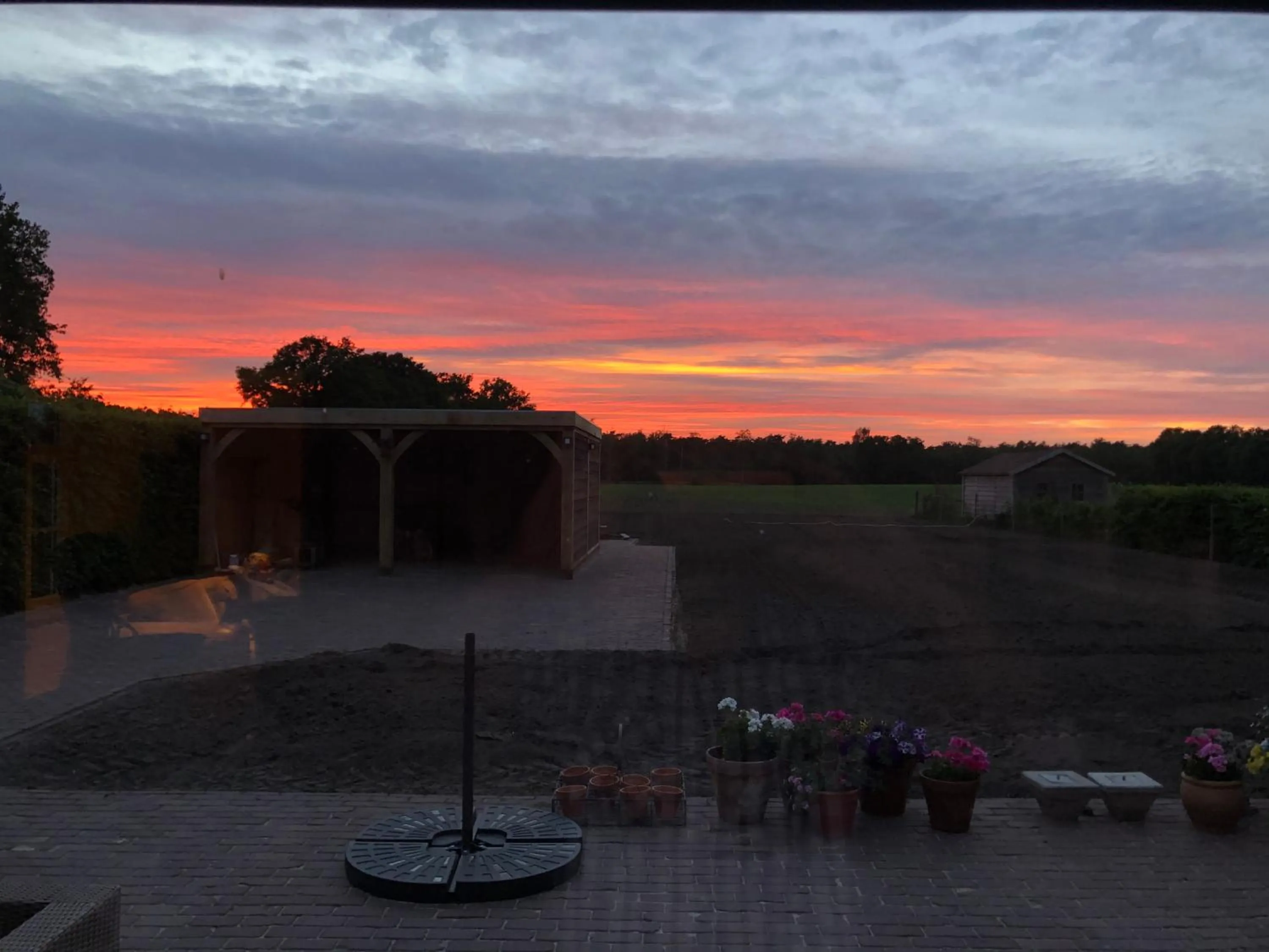 View (from property/room) in B&B 't Mjeels Pierke