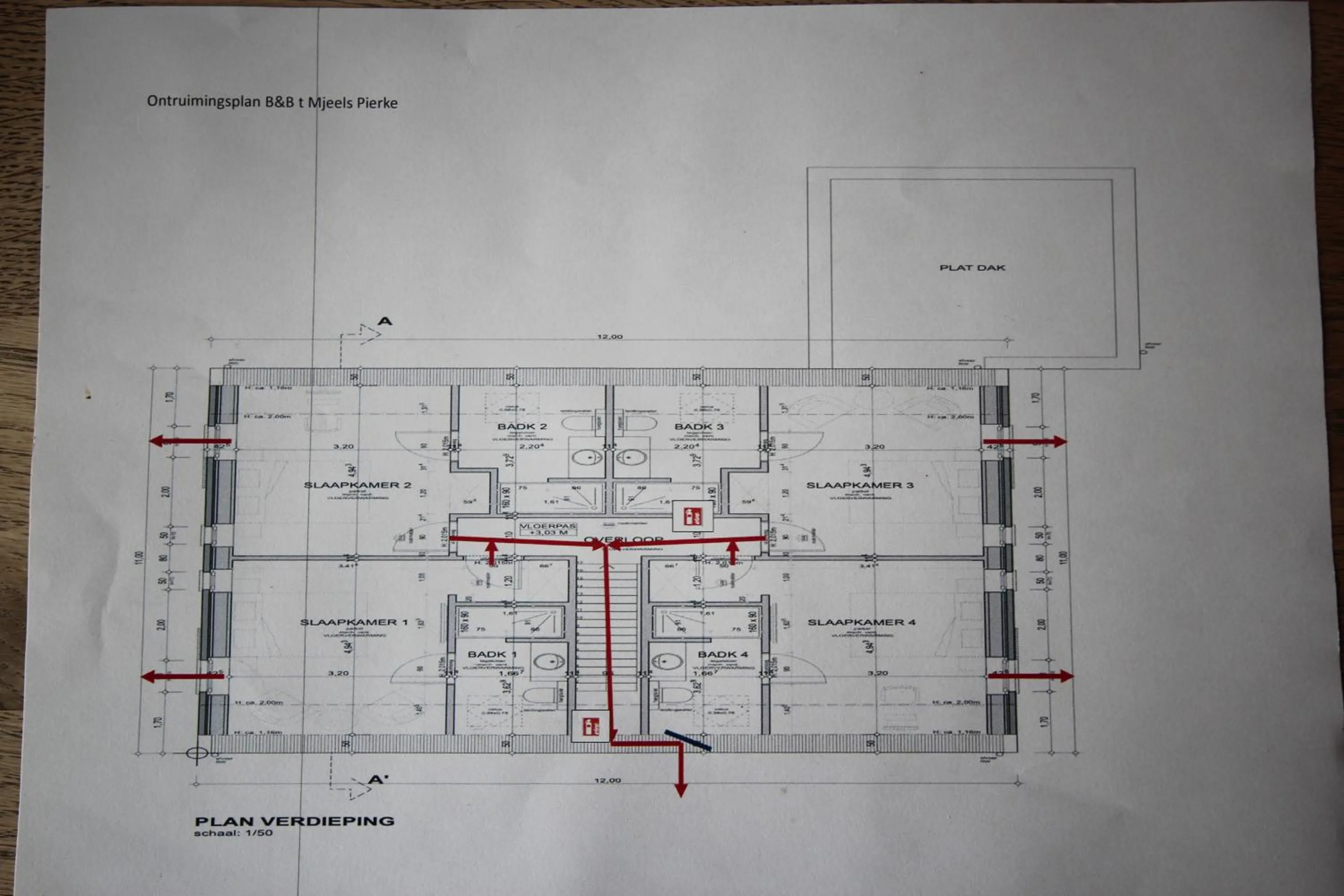Property building in B&B 't Mjeels Pierke