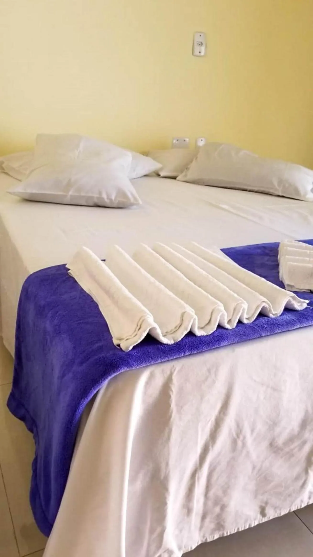 Bed in Villa Solarium Pousada